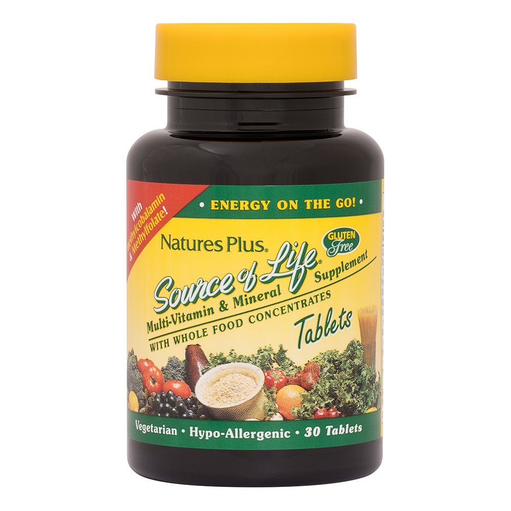 Natures Plus Source of Life Πολυβιταμίνη με 56 Φυτικά Συστατικά 30tabs