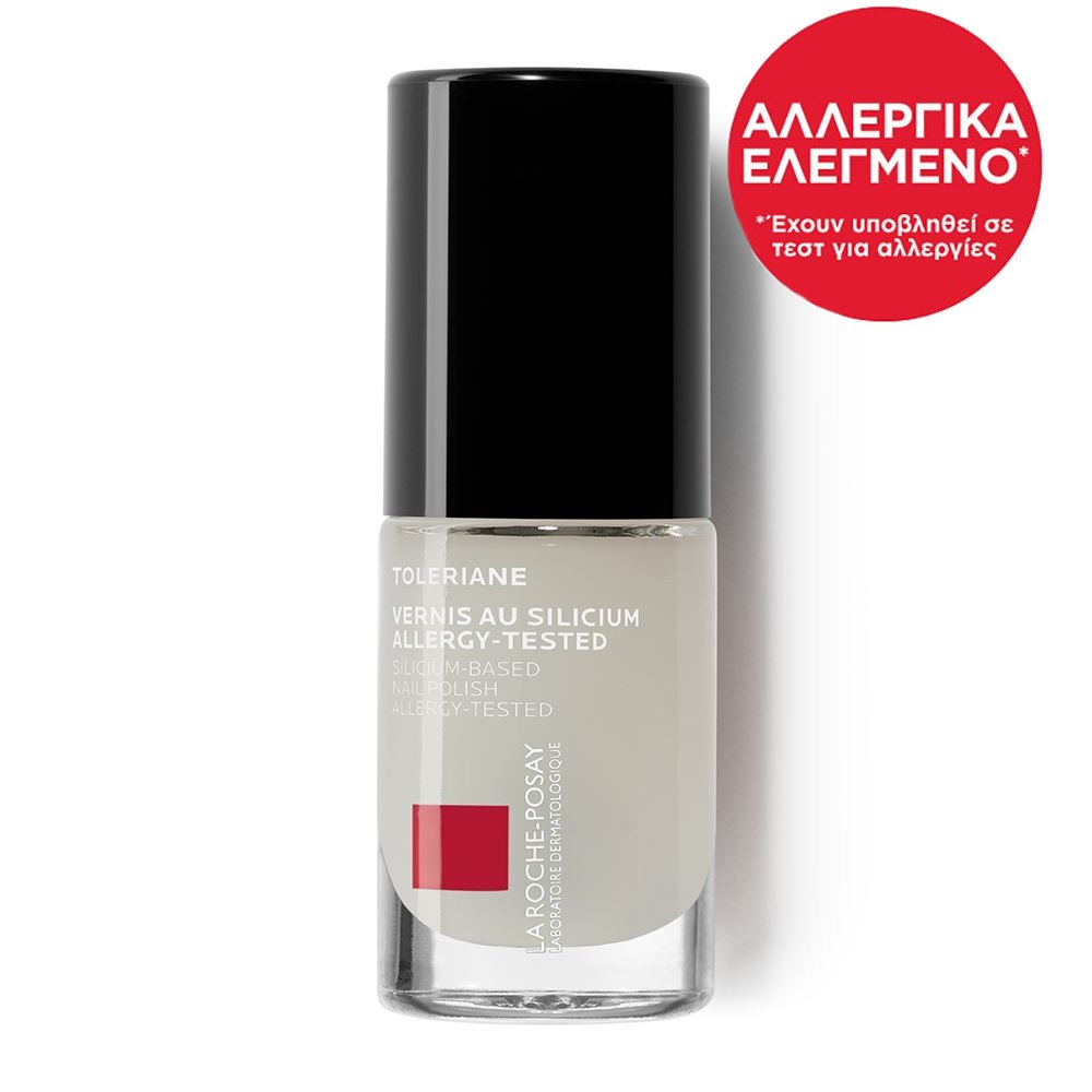 La Roche-Posay Toleriane Vernis Silicium Nail Polish Ειδικά Σχεδιασμένο Βερνίκι για Εύθραυστα & Ευαίσθητα Νύχια 01 Mat 6ml