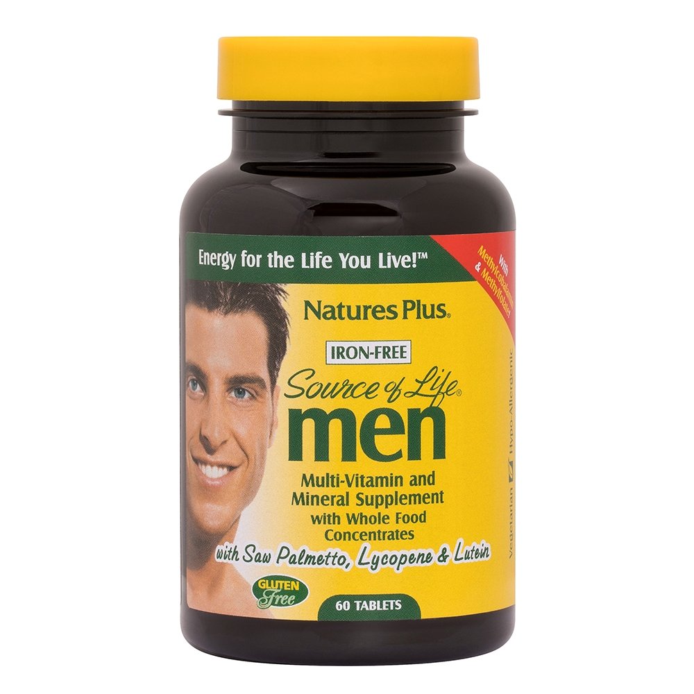 Natures Plus Men Multi-Vitamin Πολυβιταμινούχος Φόρμουλα Αποκλειστικά για ‘Ανδρες 60tabs