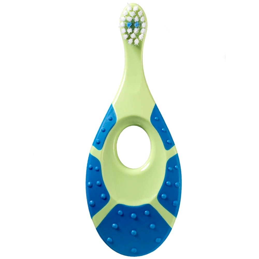 Jordan Step By Step Extra Soft 0-2 Years Πράσινο / Μπλε Βρεφική Μαλακή Οδοντόβουρτσα 1 Τεμάχιο,  Κωδ 310013