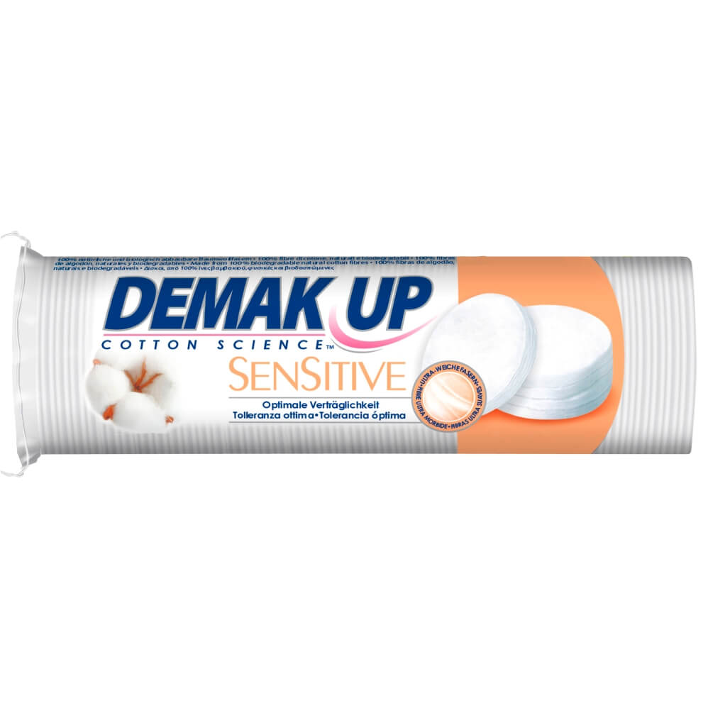 Demak Up Sensitive Δίσκοι Ντεμακιγιάζ 72 Τεμάχια Promo +20% Περισσότερο Προϊόν