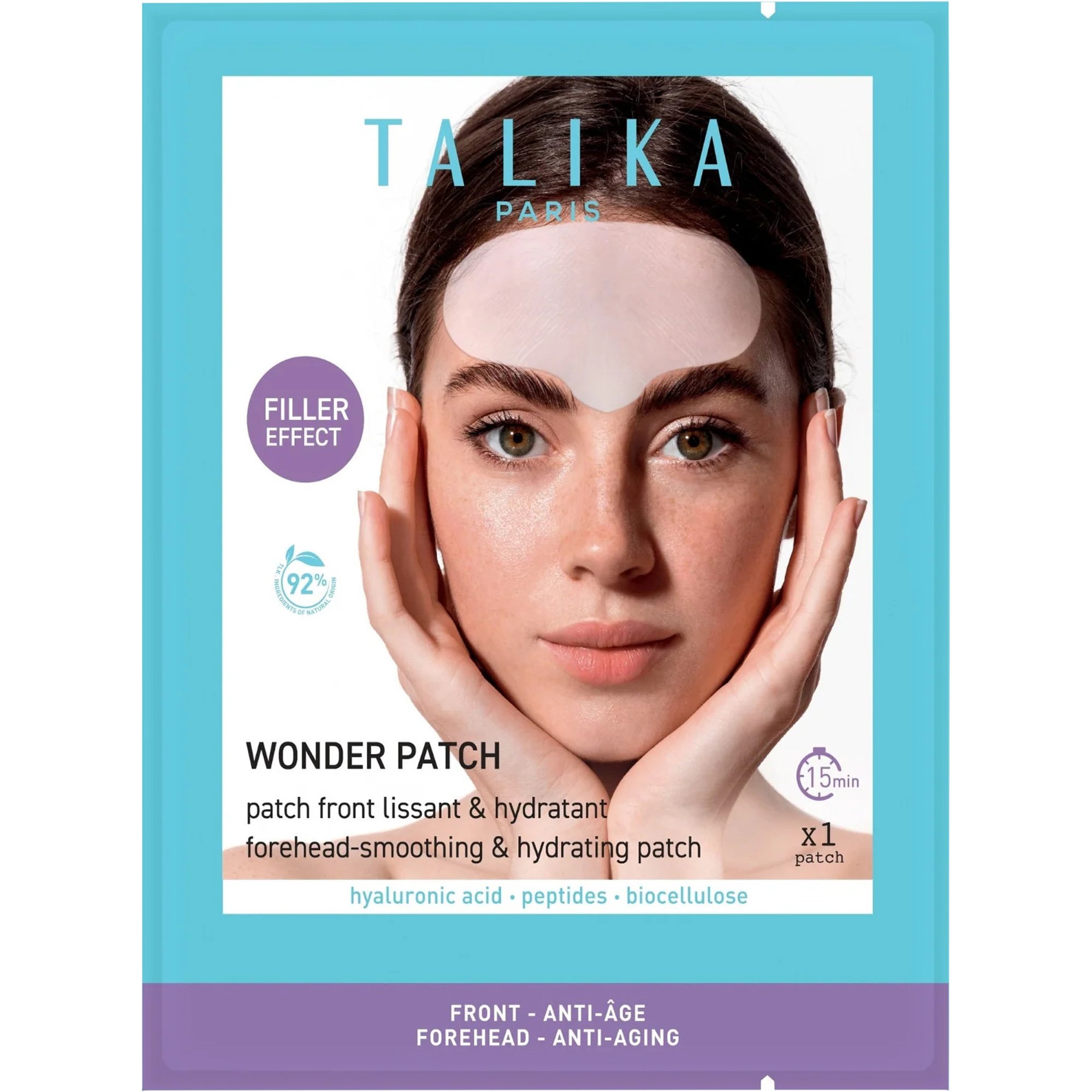 Talika Wonder Smoothing Patch for Forehead & Frown Lines Επίθεμα Βιοκυτταρίνης Προσώπου για το Μέτωπο 1 Τεμάχιο