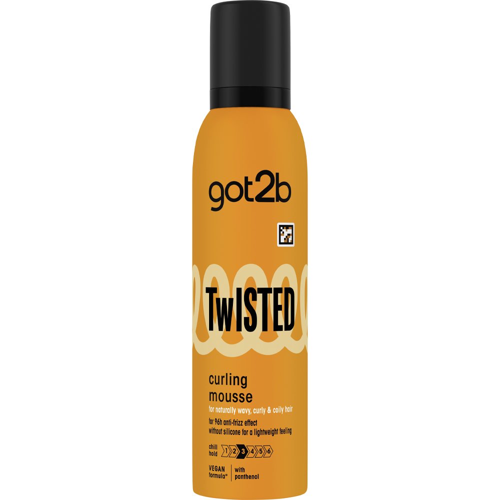 Schwarzkopf Got2b Twisted Curling Mousse Αφρός Κατά του Φριζαρίσματος για Τέλειες Μπούκλες 250ml