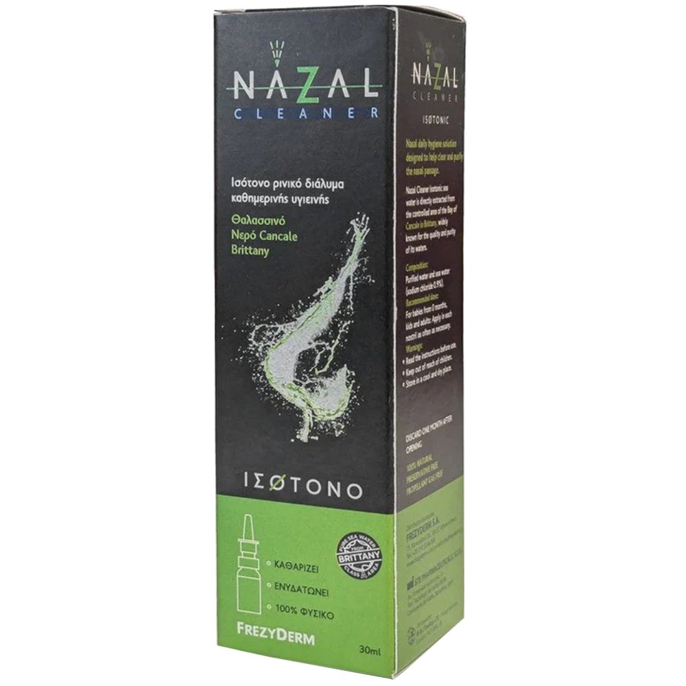 Frezyderm Isotonic Nazal Cleaner Ισότονο Ρινικό Διάλυμα με 100% Φυσικό Θαλασσινό Νερό Κατάλληλο για Βρέφη από τη Γέννηση 30ml