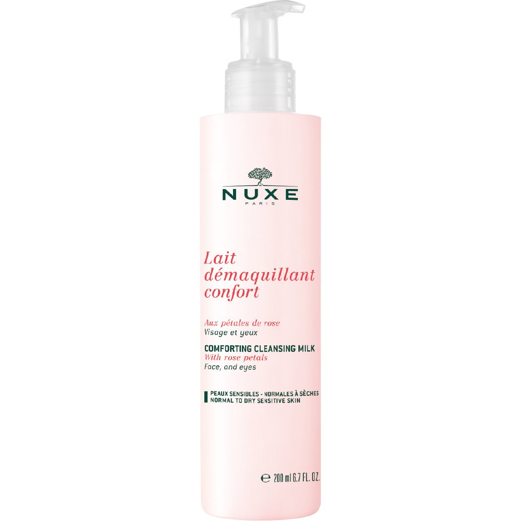 Nuxe Lait Demaquillante With Rose Petals, Γαλάκτωμα Καθαρισμού με Ροδοπέταλα 200ml