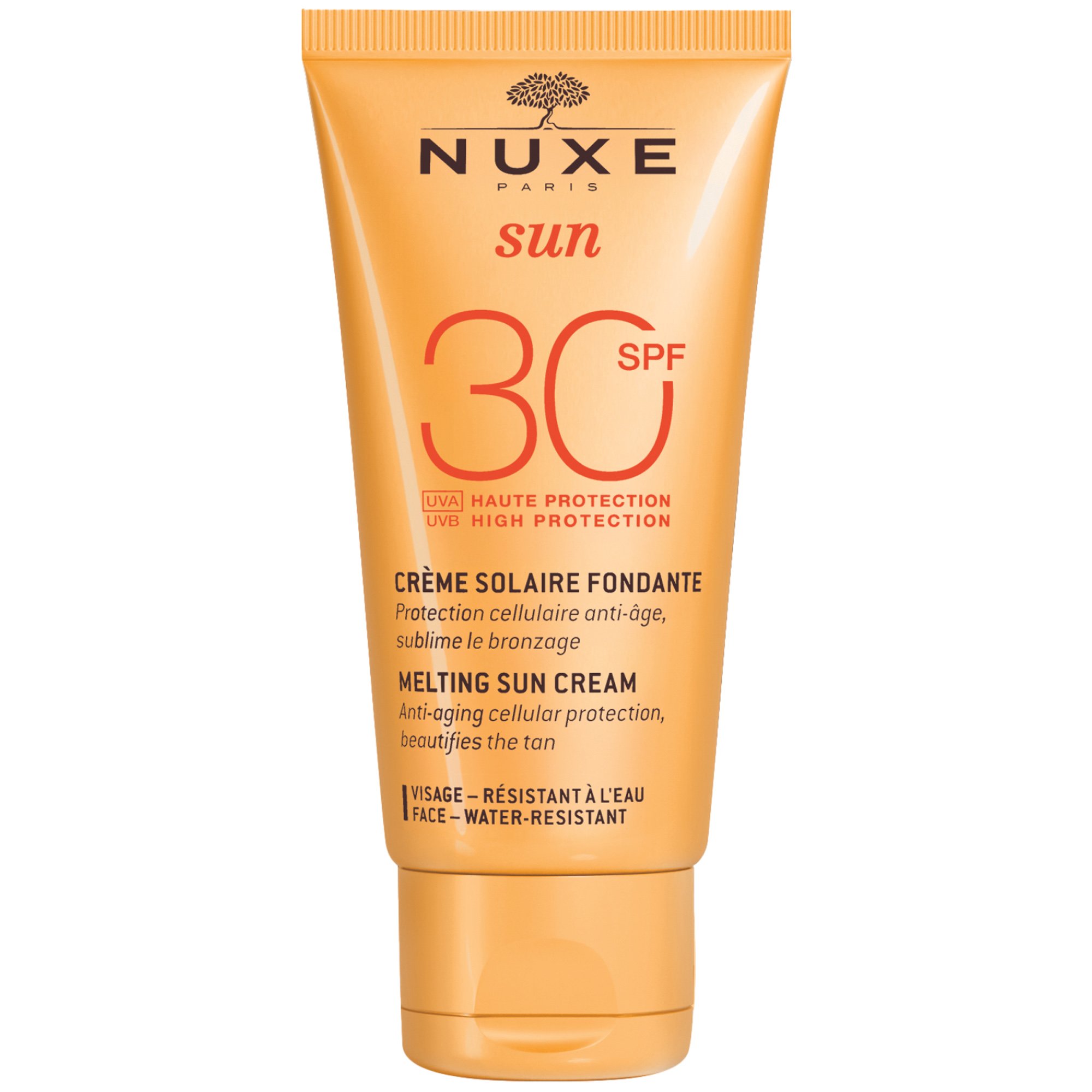 Nuxe Melting Sun Face Cream Spf30 Αντηλιακή Κρέμα Προσώπου με εκχύλισμα Ρυζιού & Δεντρολίβανου 50ml