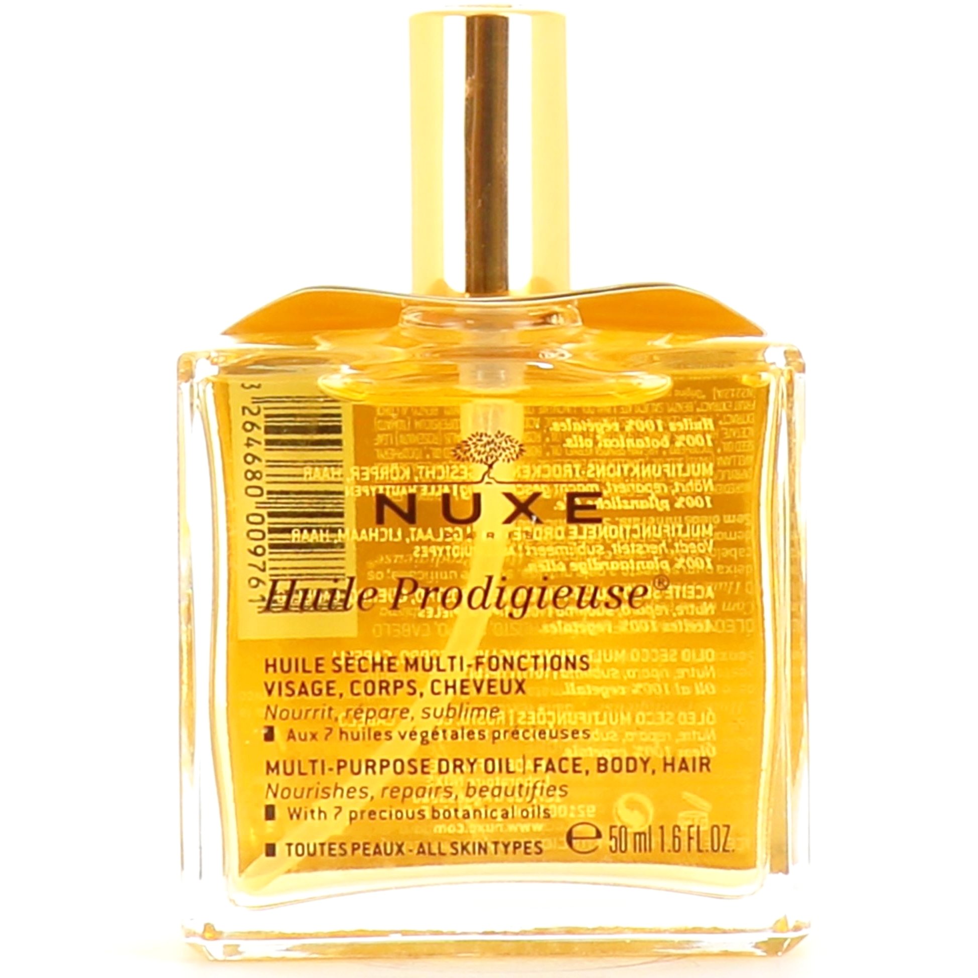 Nuxe Huile Prodigieuse Ξηρό Λάδι Ενυδάτωσης & Λάμψης για Πρόσωπο, Σώμα & Μαλλιά 50ml