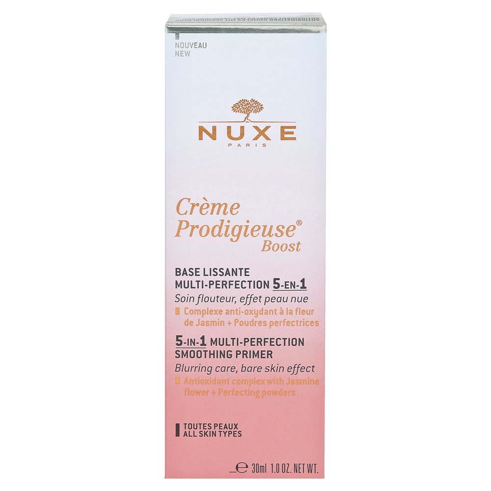 Nuxe Creme Prodigieuse Boost 5in1 Multi-Perfection Smoothing Primer Διορθώνει Σημάδια που Προκαλεί ο Σύγχρονος Τρόπος Ζωής 30ml