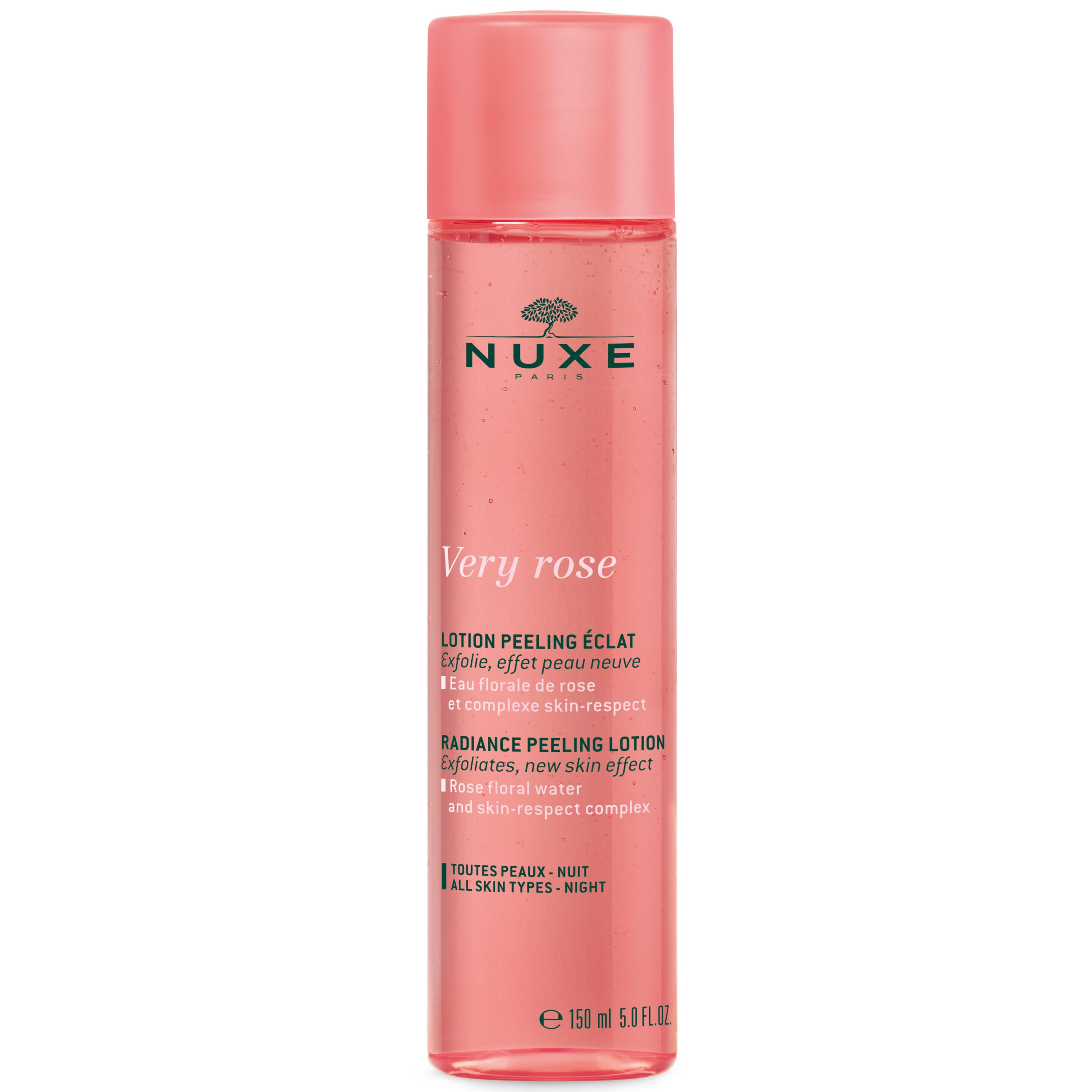 Nuxe Very Rose Lotion Peeling Eclat Λοσιόν Απολέπισης για Λάμψη με Ροδόνερο 150ml