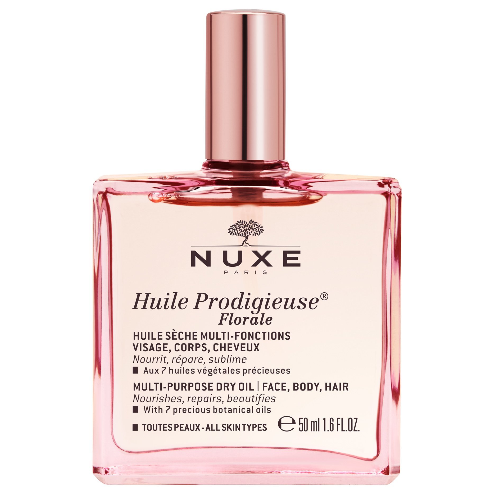 Nuxe Nuxe Huile Prodigieuse Florale Multi-Purpose Dry Oil Πολυχρηστικό Ξηρό Λάδι για Πρόσωπο, Σώμα & Μαλλιά με Άρωμα Λουλουδιών 50ml