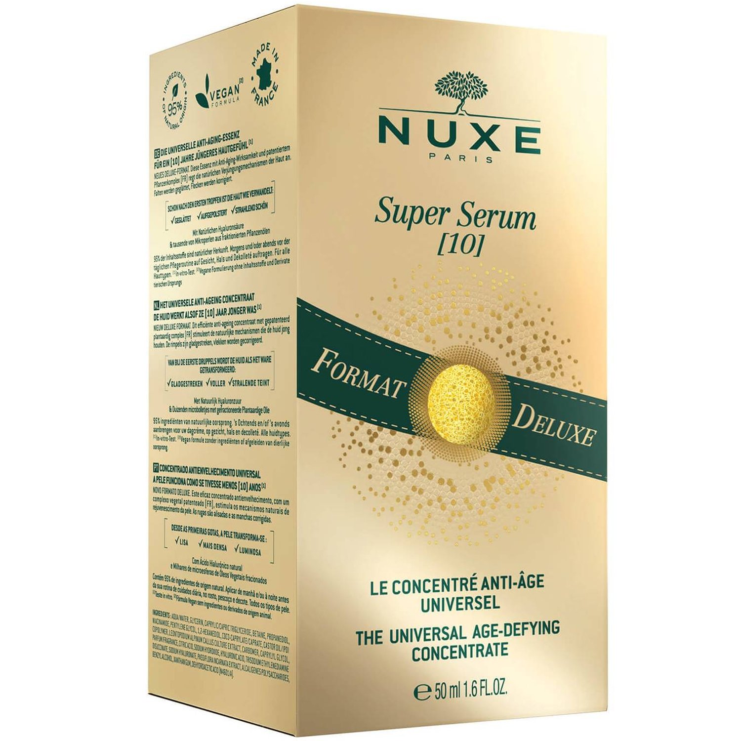 Nuxe Super Serum 10 Limited Edition Ισχυρός Αντιγηραντικός Ορός Προσώπου 50ml