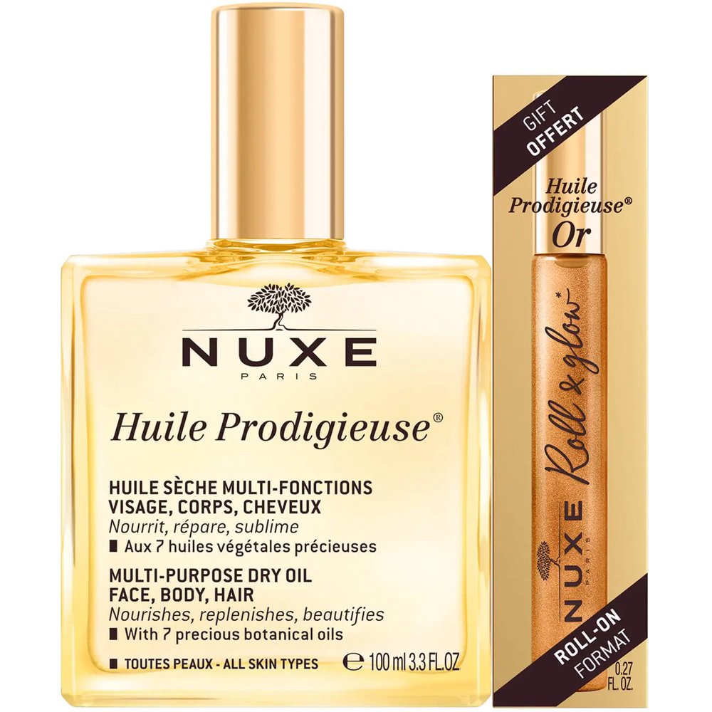 Nuxe Promo Huile Prodigieuse Florale Multi-Purpose Dry Oil 100ml & Δώρο Or Roll & Glow Roll-On 8ml