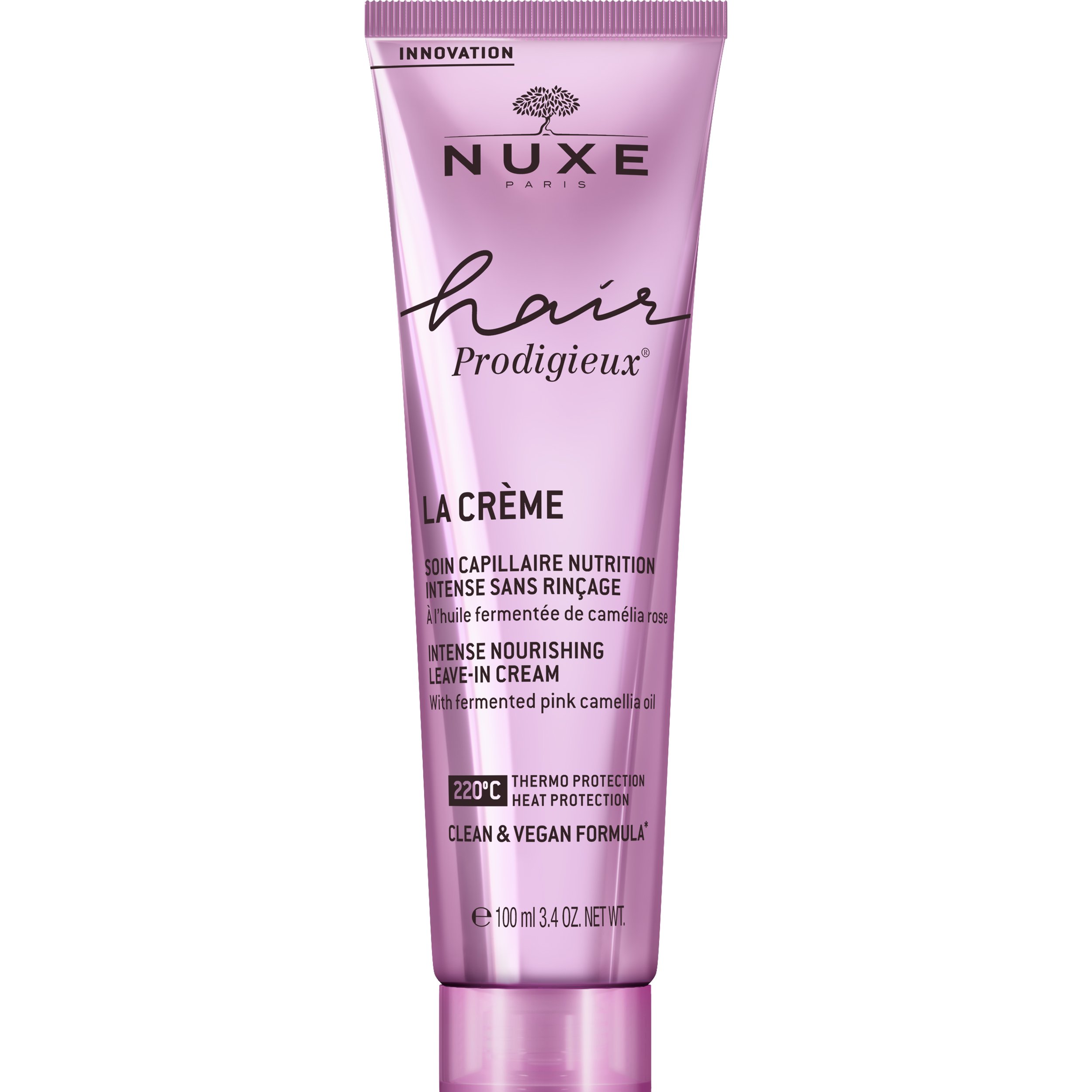 Nuxe Nuxe Hair Prodigieux Intense Nourishing Leave-in Cream Αρωματική Κρέμα Μαλλιών Leave-in με Εκχύλισμα Ροζ Καμέλιας για Ενυδάτωση & Προστασία από τη Θερμότητα του Styling 100ml