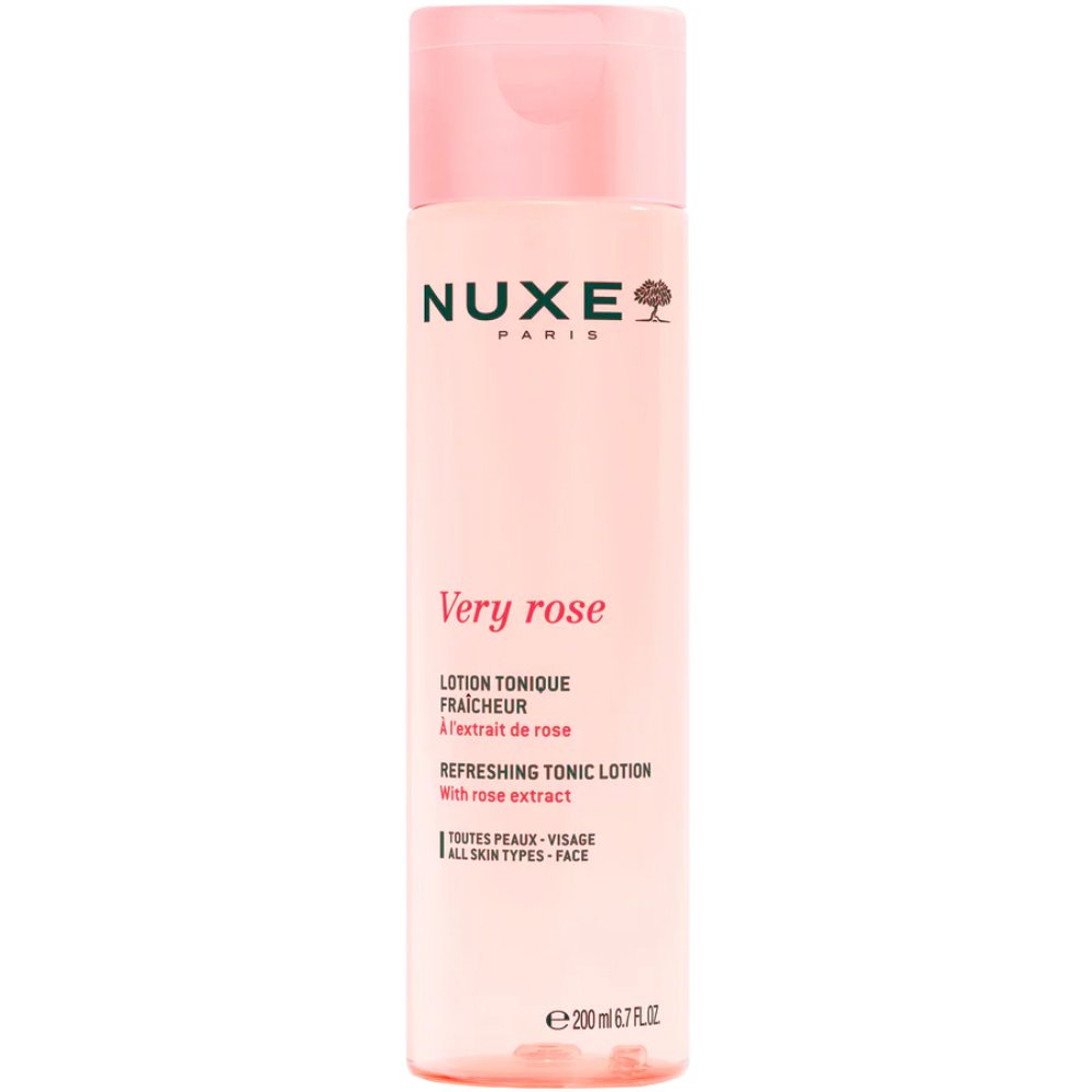 Nuxe Nuxe Very Rose Refreshing Tonic Lotion Αναζωογονητική Τονωτική Λοσιόν με Εκχύλισμσα Ροδιού για Κάθε Τύπο Επιδερμίδας 200ml