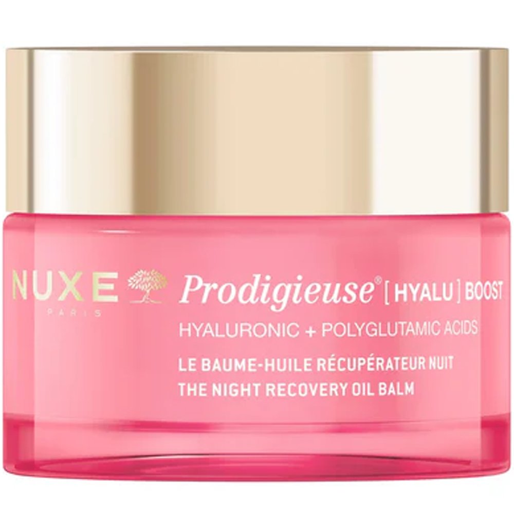 Nuxe Prodigieuse [Hyalu] Boost The Night Recovery Oil Balm Βάλσαμο - Λάδι Νυχτερινής Ανάκτησης για Λείανση & Γέμισμα του Προσώπου 50ml