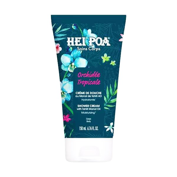 Hei Poa Tropical Orchid Tahiti Monoi Shower Cream Βελούδινο Κρεμοντούς 150ml
