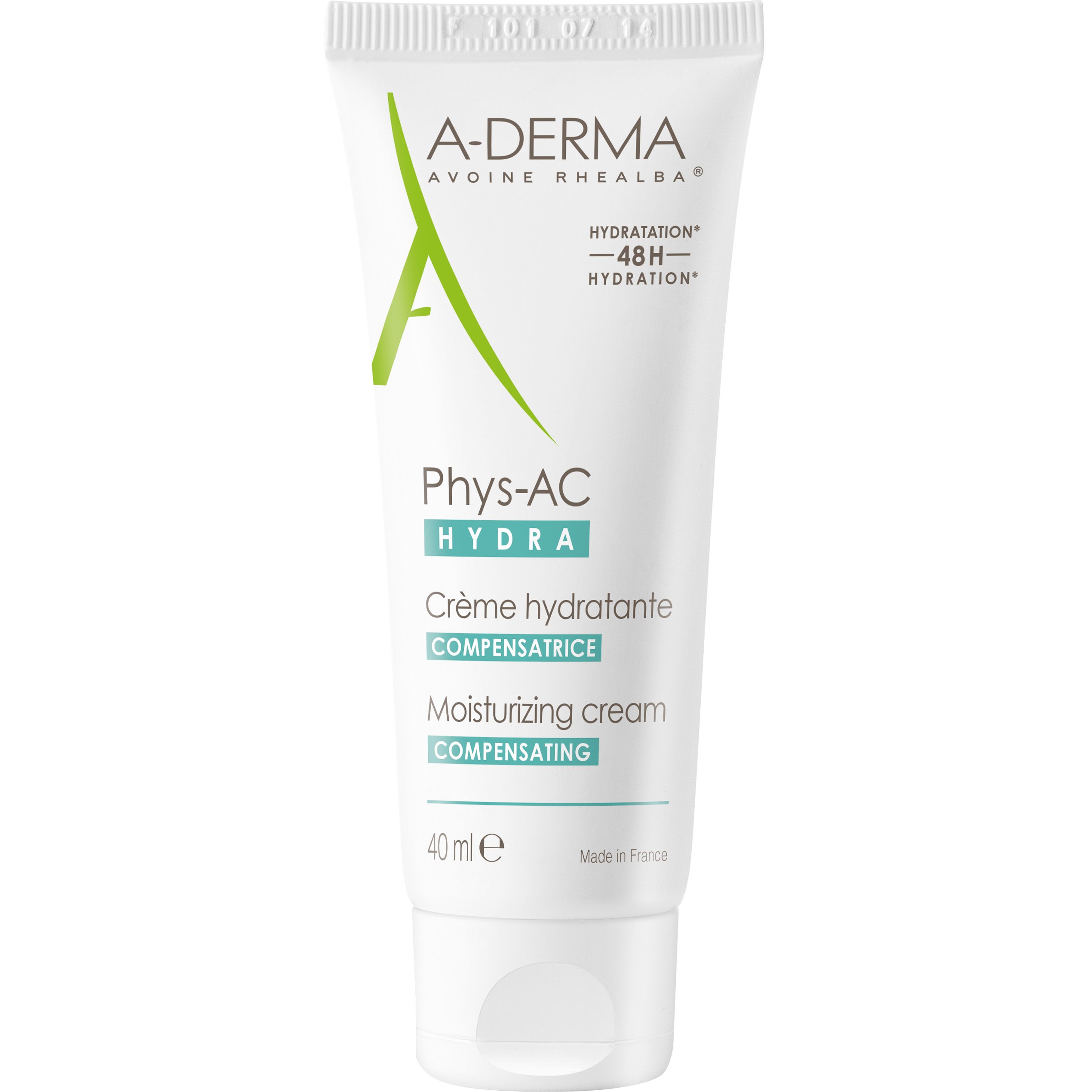 A-Derma Phys-Ac Hydra 48h Hydration Compensating Moisturizing Cream Αντισταθμιστική Ενυδατική Κρέμα Προσώπου για Δέρματα που Λαμβάνουν Αγωγή Κατά της Ακμής 40ml