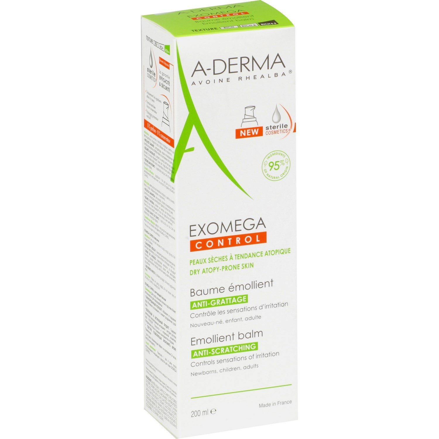 A-Derma Exomega Baume Κρέμα για Ατοπικό & Πολύ Ξηρό Δέρμα 200ml