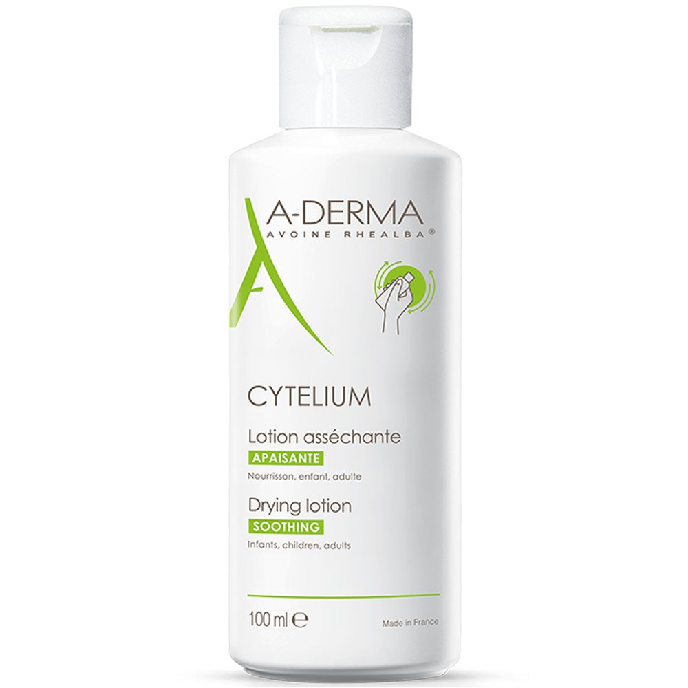 A-Derma Cytelium Drying Soothing Lotion Καταπραϋντική Ξηραντική Λοσιόν Προσώπου, Σώματος για Ερεθισμένες Επιδερμίδες 100ml