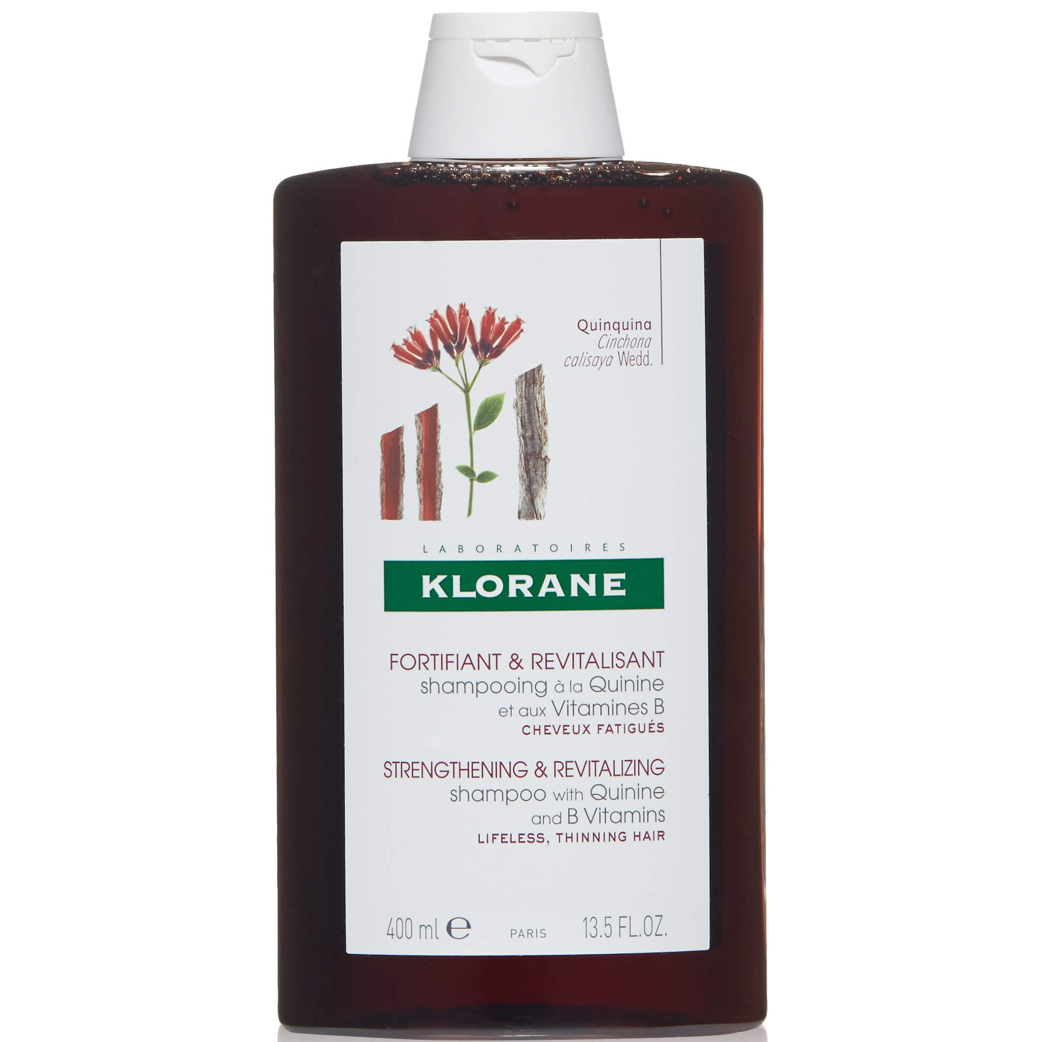 Klorane Shampoo Quinine Σαμπουάν με Κινίνη 400ml