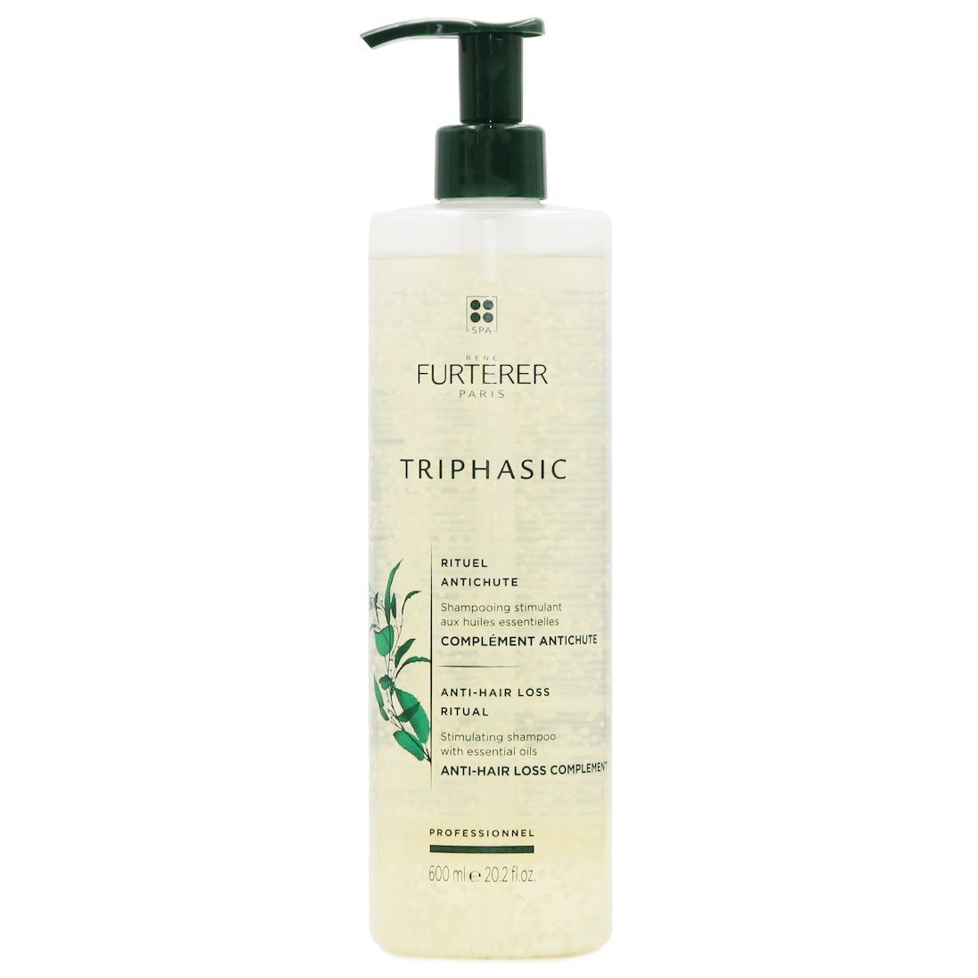 Rene Furterer Triphasic Anti-Hair Loss Ritual Stimulating Shampoo with Essentials Oils Διεργετικό Σαμπουάν με Αιθέρια Έλαια, Συμπληρωματικό για την Αγωγή της Τριχόπτωσης 600ml