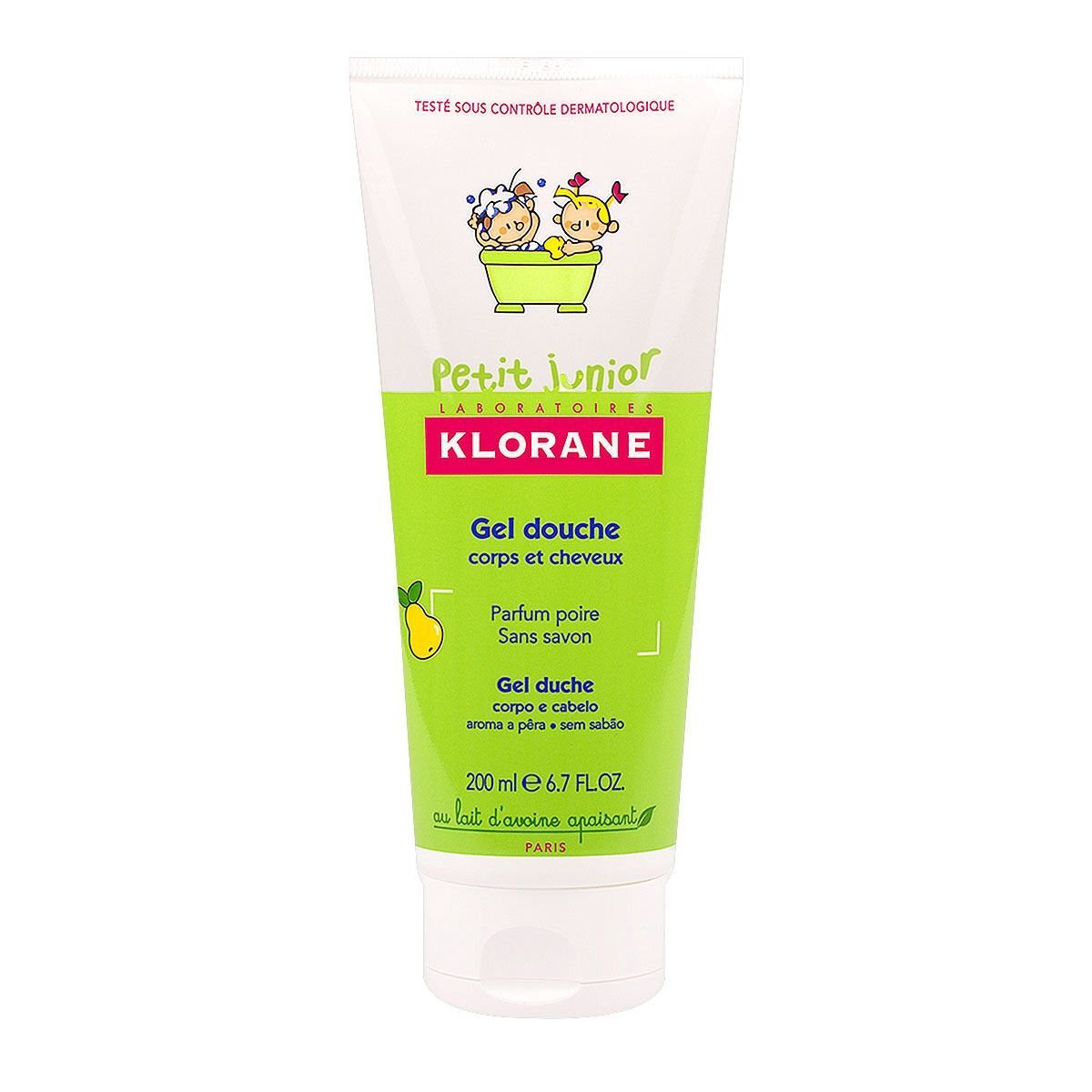 Klorane Petit Junior Gel Douche με Αχλάδι 200ml