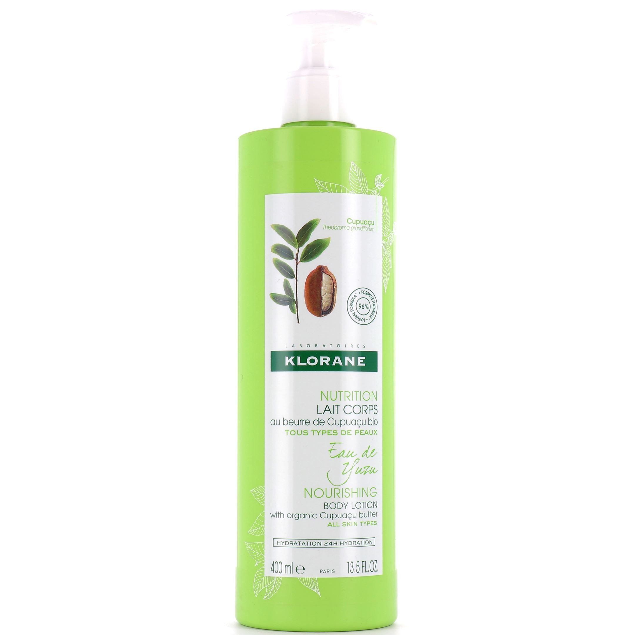 Klorane Nourishing Body Lotion with Organic Cupuacu Butter & Yuzu Infusion Θρεπτικό Γαλάκτωμα Σώματος με Άρωμα Νερού Yuzu 400ml