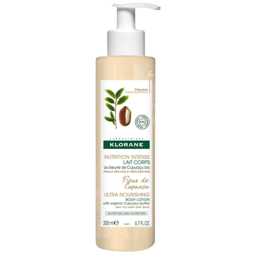 Klorane Nourishing Body Lotion with Organic Cupuacu Butter & Cupuacu Flower Θρεπτικό Γαλάκτωμα Σώματος Άρωμα Άνθος Cupuacu 200ml