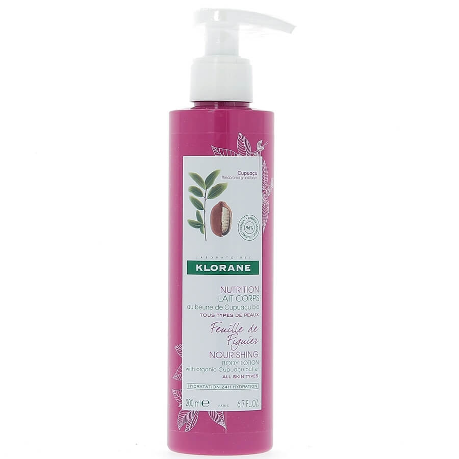 Klorane Nourishing Body Lotion with Organic Cupuacu Butter & Fig Leaf Θρεπτικό Γαλάκτωμα Σώματος με Άρωμα Φύλλου Συκιάς 200ml