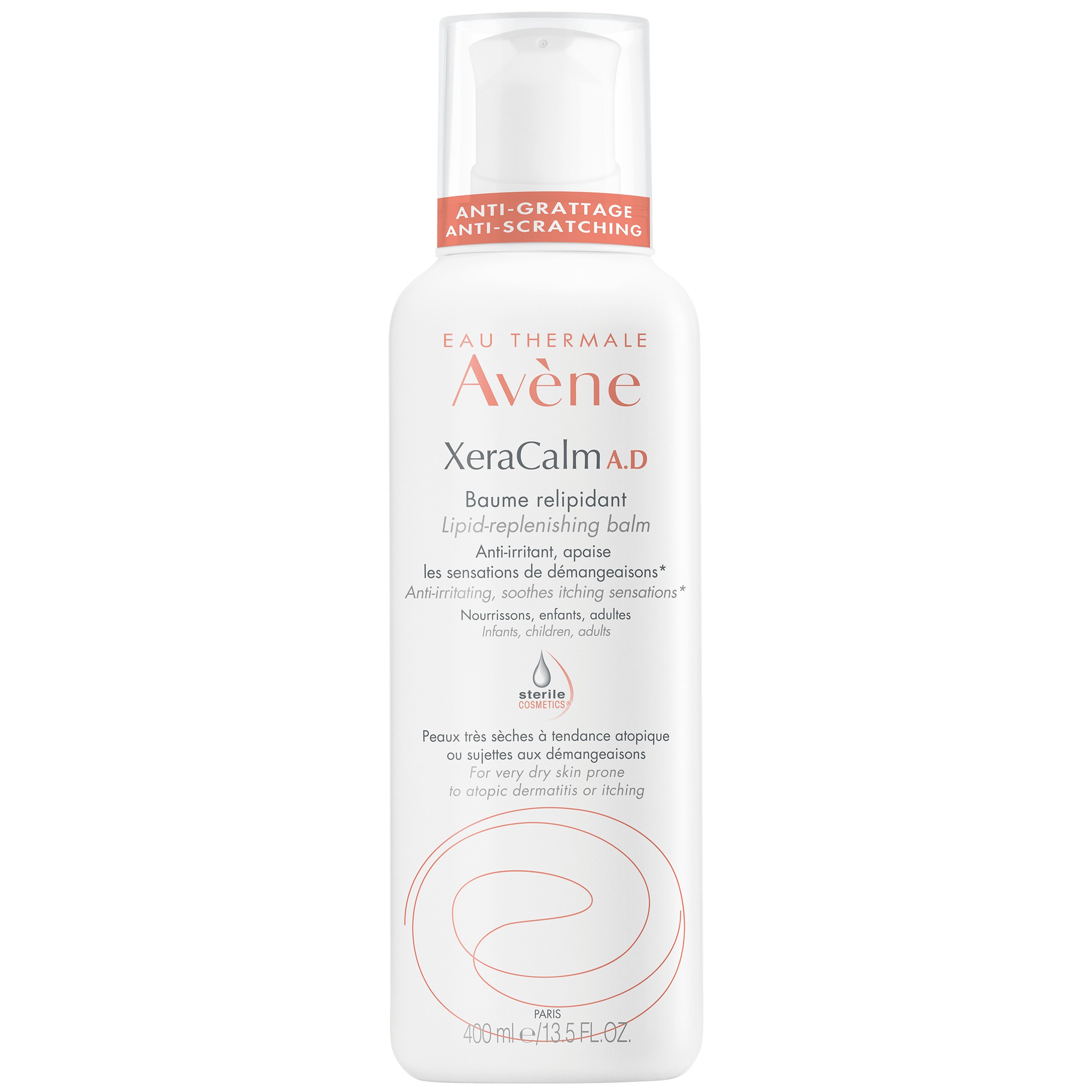 Avene Xeracalm A.D Baume Relipidante Καταπραϋντικό Βάλσαμο Σώματος για Ξηρές Επιδερμίδες 400ml