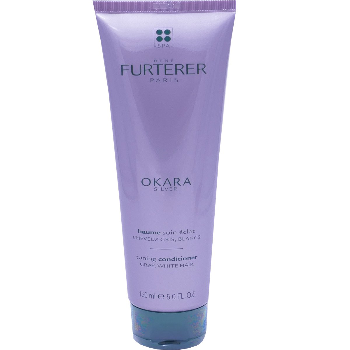Rene Furterer Okara Silver Baume Soin Eclat Μαλακτική Φροντίδα Λάμψης στα Γκρίζα, Λευκά, Ξανθά Πλατινέ Μαλλιά 150ml