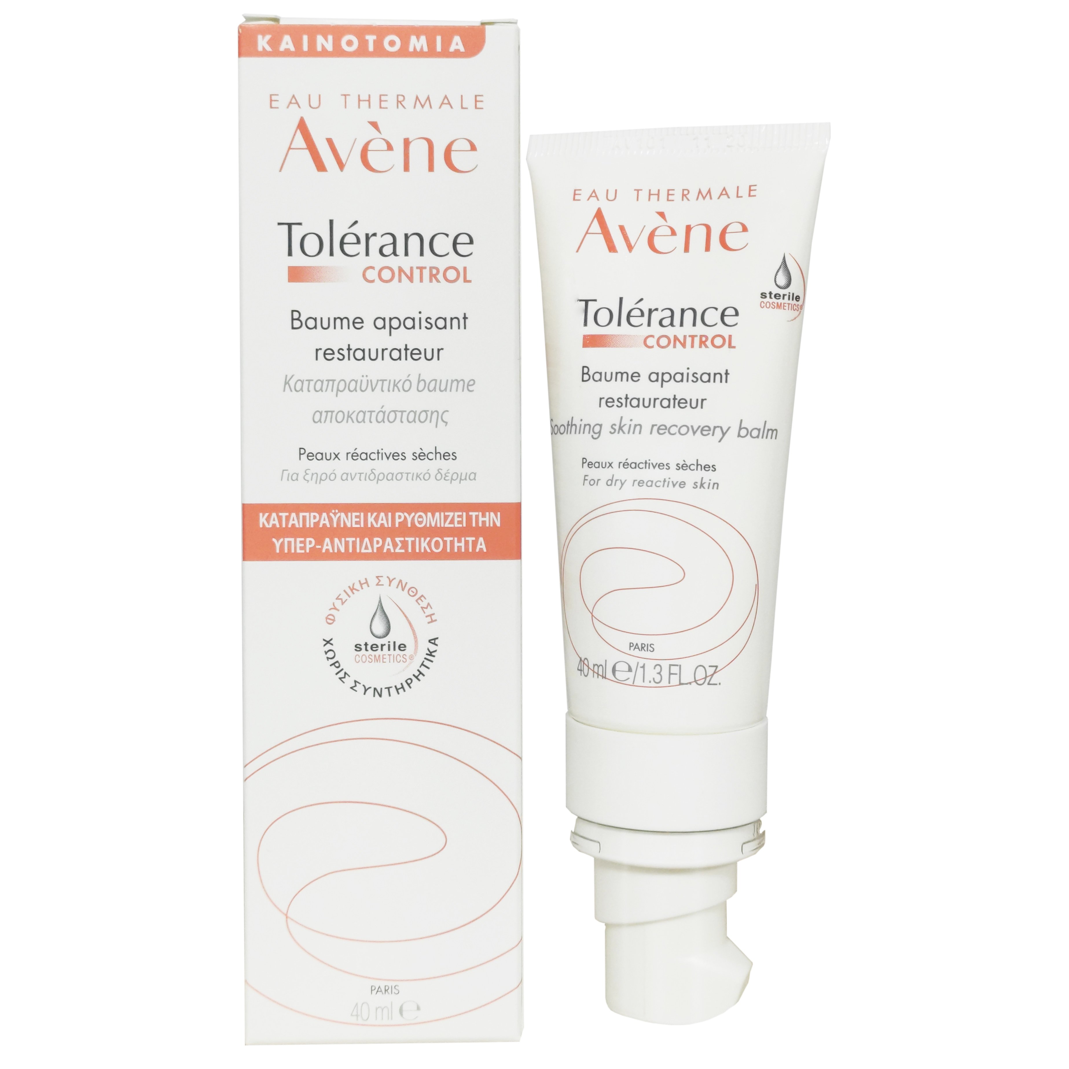 Avene Tolerance Control Baume Apaisant Restaurateur Καταπραϋντικό Βάλσαμο Αποκατάστασης για Ξηρό Αντιδραστικό Δέρμα 40ml