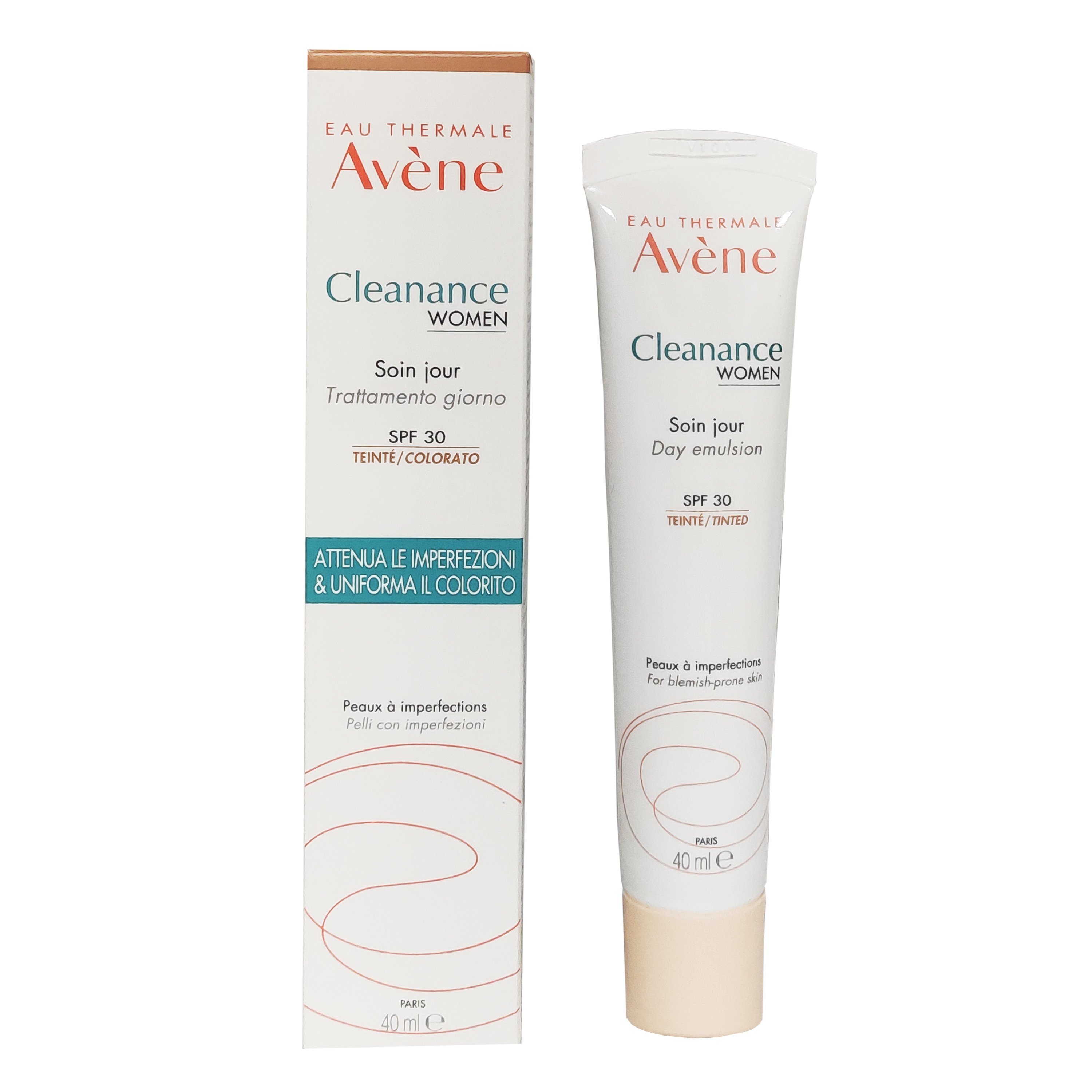 Avene Cleanance Women Tinded Day Cream Spf30 Κρέμα Ημέρας Προσώπου με Χρώμα, Υψηλής Αντηλιακής Προστασίας 50ml
