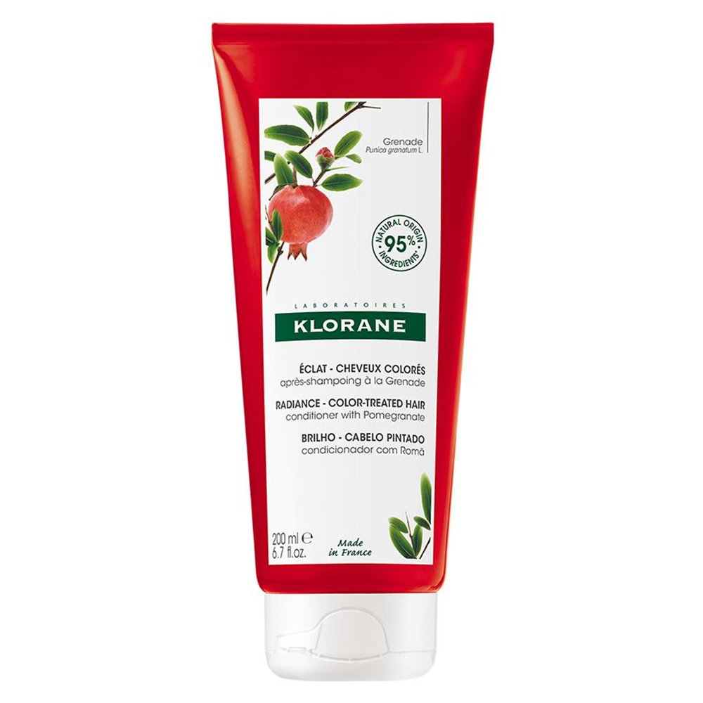 Klorane Grenade Conditioner Μαλακτική Κρέμα με Εκχύλισμα Ροδιού για Βαμμένα Μαλλιά 200ml