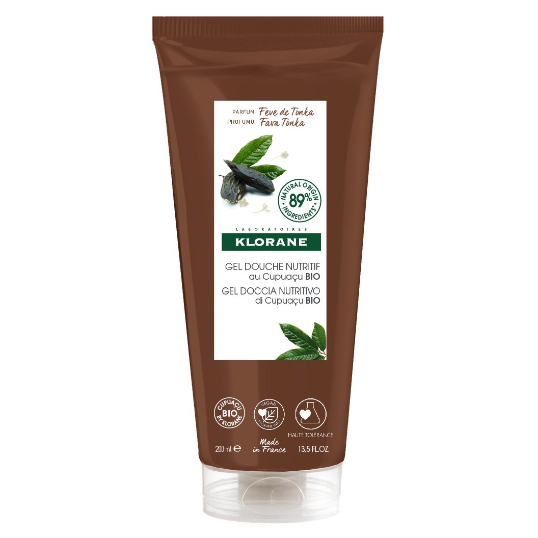 Klorane Nourishing Shower Gel with Organic Cupuacu Butter & Tonka Bean Θρεπτικό Αφρόλουτρο με Εκχύλισμα Από Καρπό Τόνκα 200ml