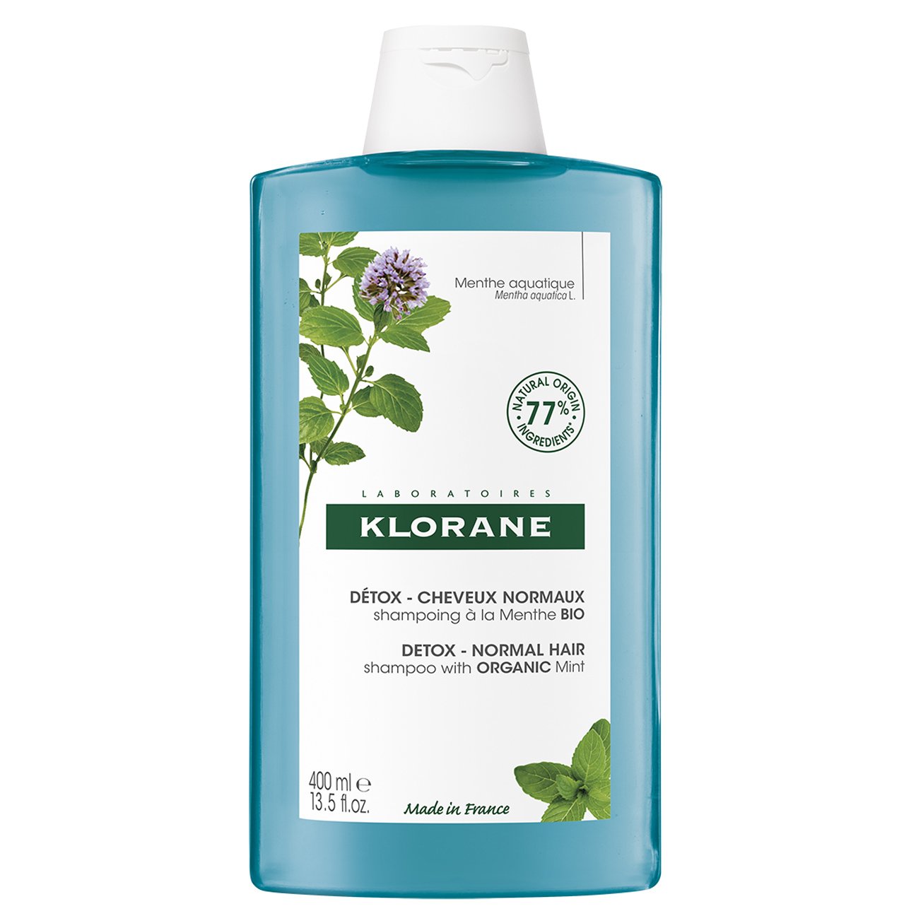Klorane Klorane Mint Detox Shampoo Σαμπουάν Καθαρισμού & Αποτοξίνωσης από την Ρύπανση με Υδάτινη Μέντα 400ml