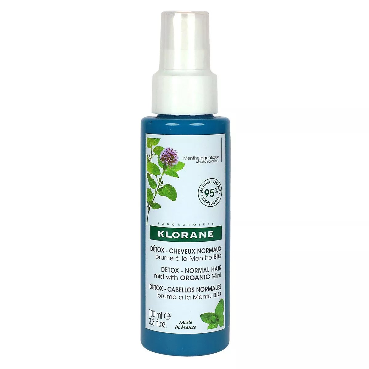 Klorane Anti-Pollution Purifying Mist with Aquatic Mint Καθαριστικό Σπρέι Μαλλιών με Υδάτινη Μέντα 100ml