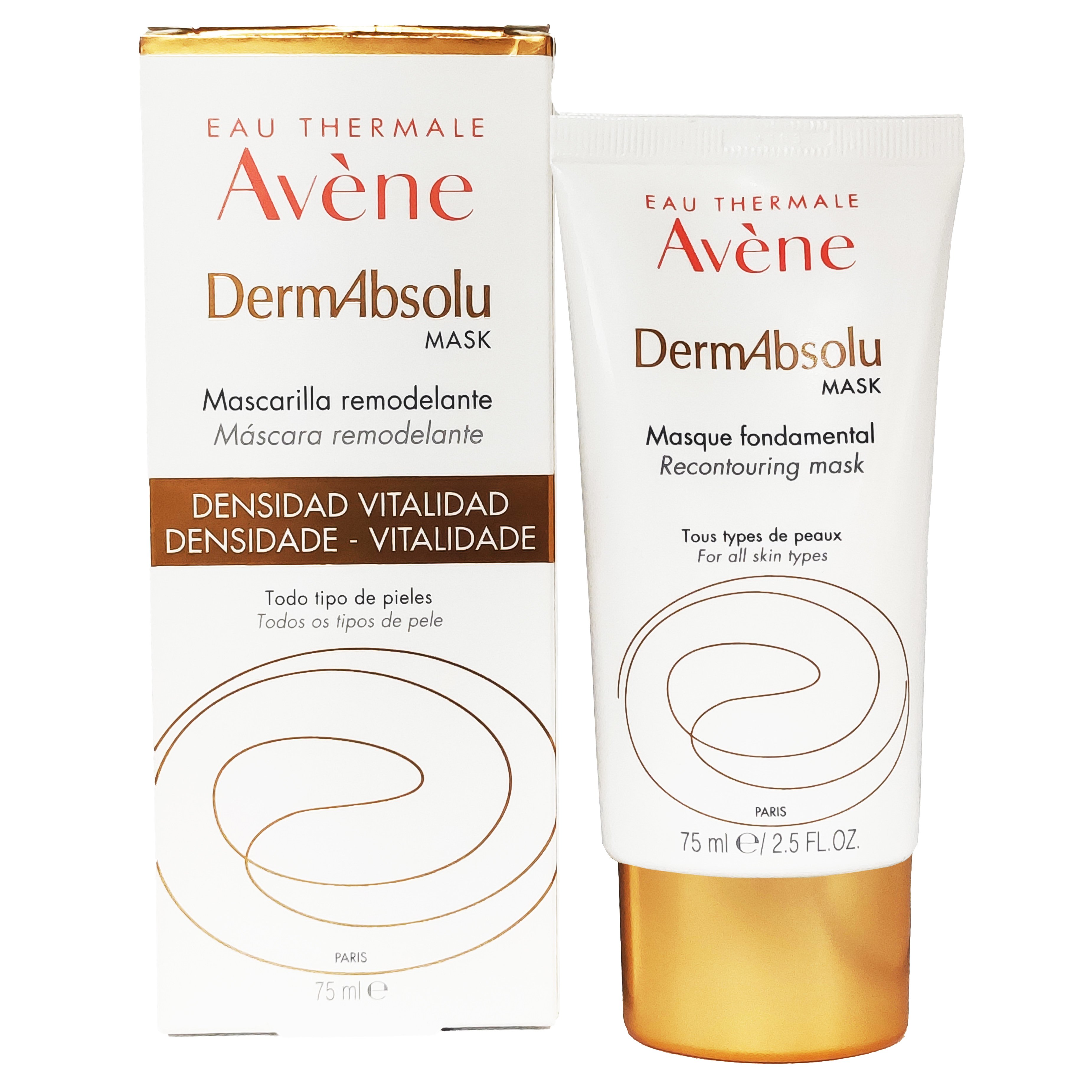 Avene DermAbsolu Fondamental Mask Ενυδατική & Αντιγηραντική Βασική Μάσκα Προσώπου για Επαναφορά της Πυκνότητας 75ml