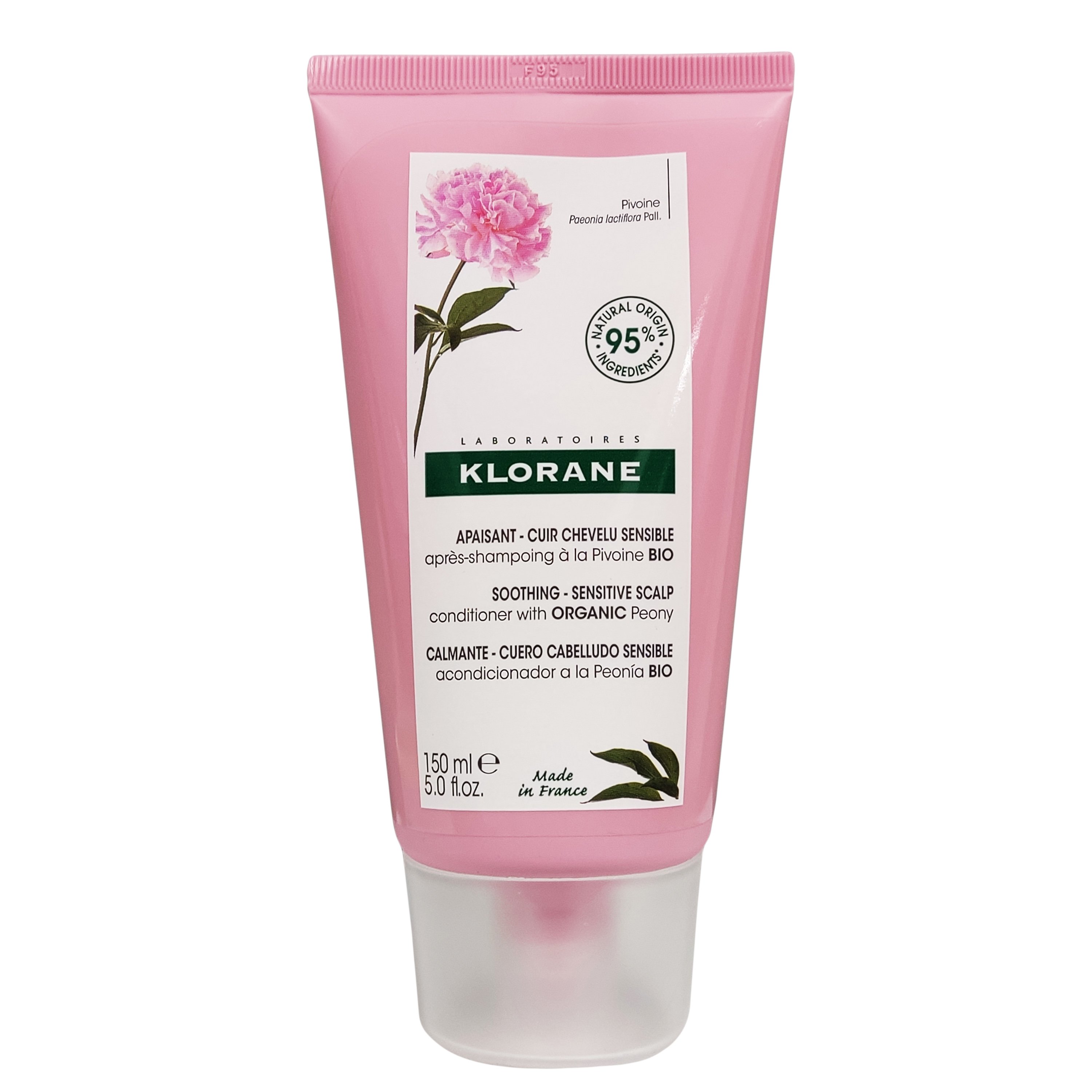 Klorane Gel Soothing Conditioner Gel για το Ευαίσθητο & Ερεθισμένο Τριχωτό με Παιώνια BIO 150ml