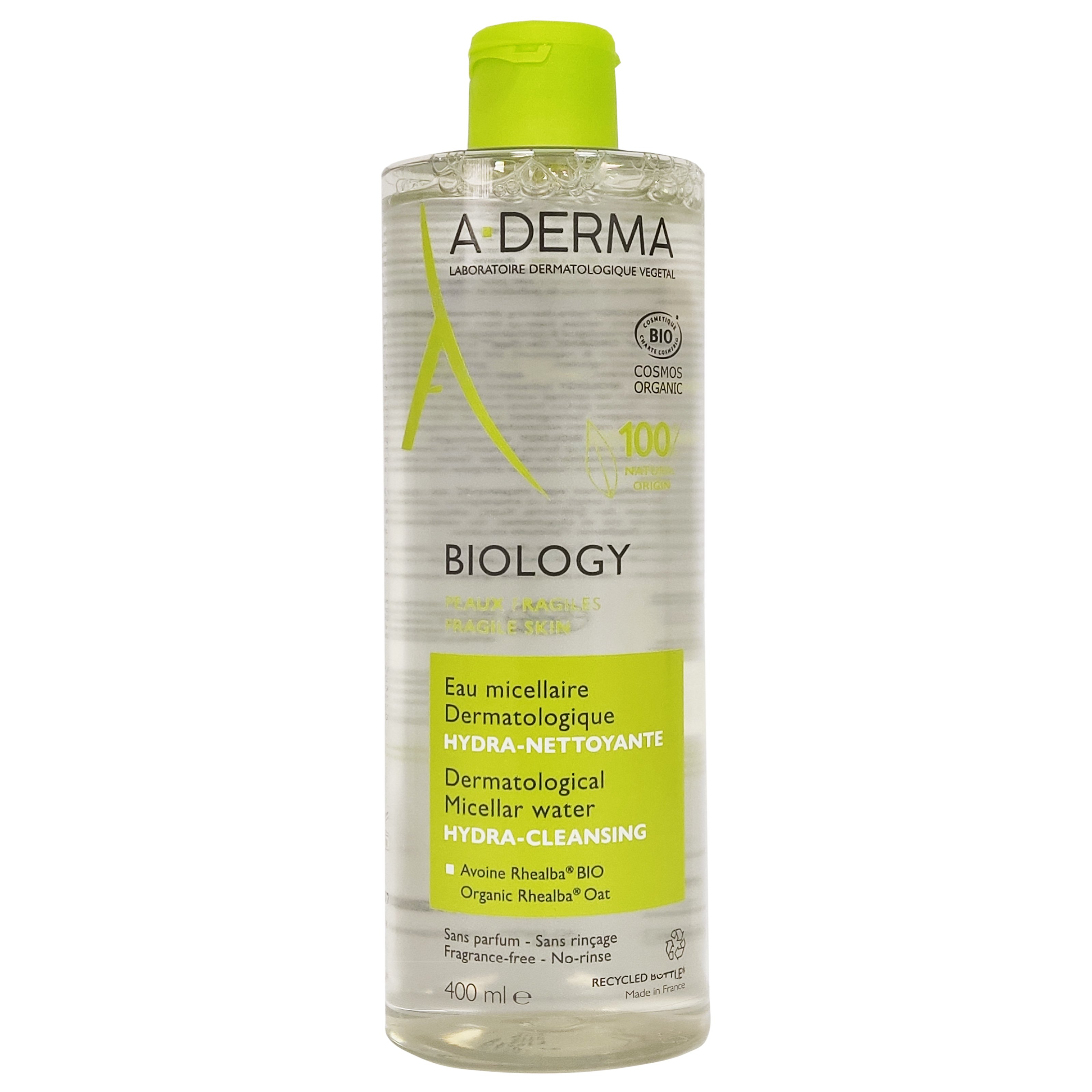 A-Derma Biology Dermatological Micellar Water Hydra-Cleansing Νερό Ντεμακιγιάζ για το Εύθραυστο Δέρμα 400ml