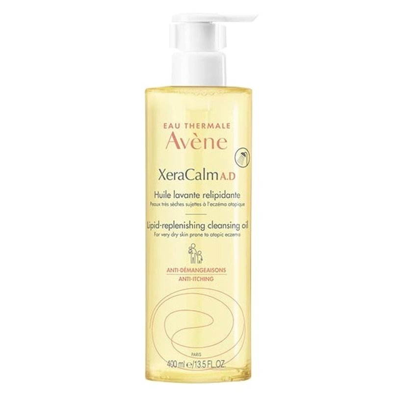 Avene Xeracalm A.D Huile Lavante Relipidante Λάδι Καθαρισμού Επαναλιπίδωσης για το Πολύ Ξηρό Δέρμα με Τάση Ατοπίας 400ml