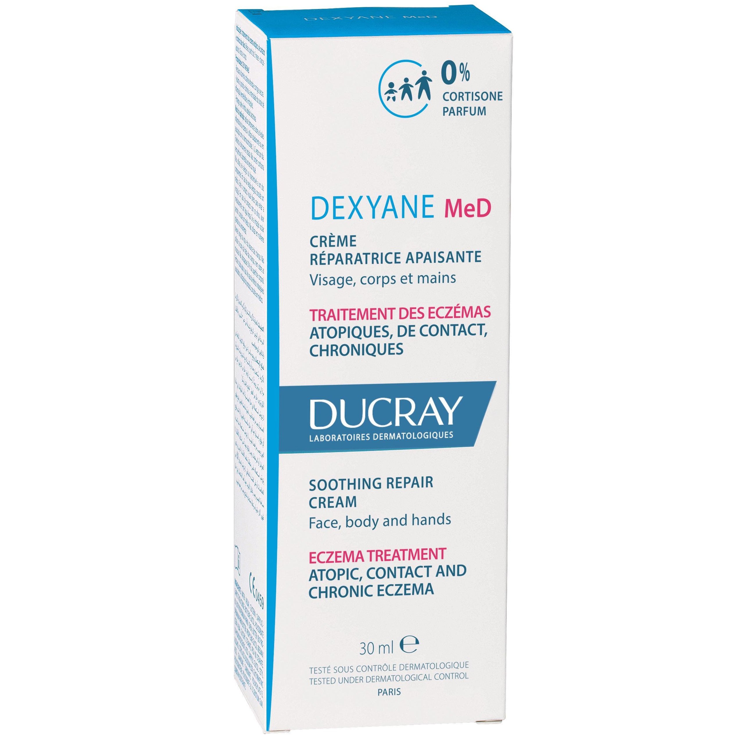 Ducray Dexyane MeD Eczema Treatment Cream Κρέμα Κατά των Ατοπικών, Εξ’ Επαφής & Χρόνιων Εκζεμάτων του Σώματος 30ml