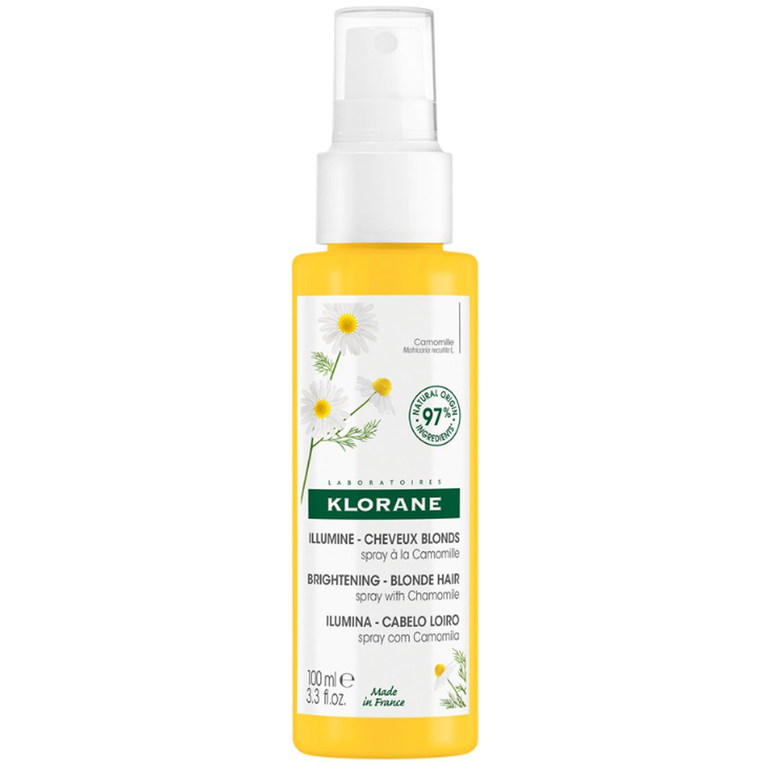 Klorane Camomille Brightening Blonde Hair Spray για Φυσικές Ξανθιές Ανταύγιες με Χαμομήλι & Ξύδι 100ml