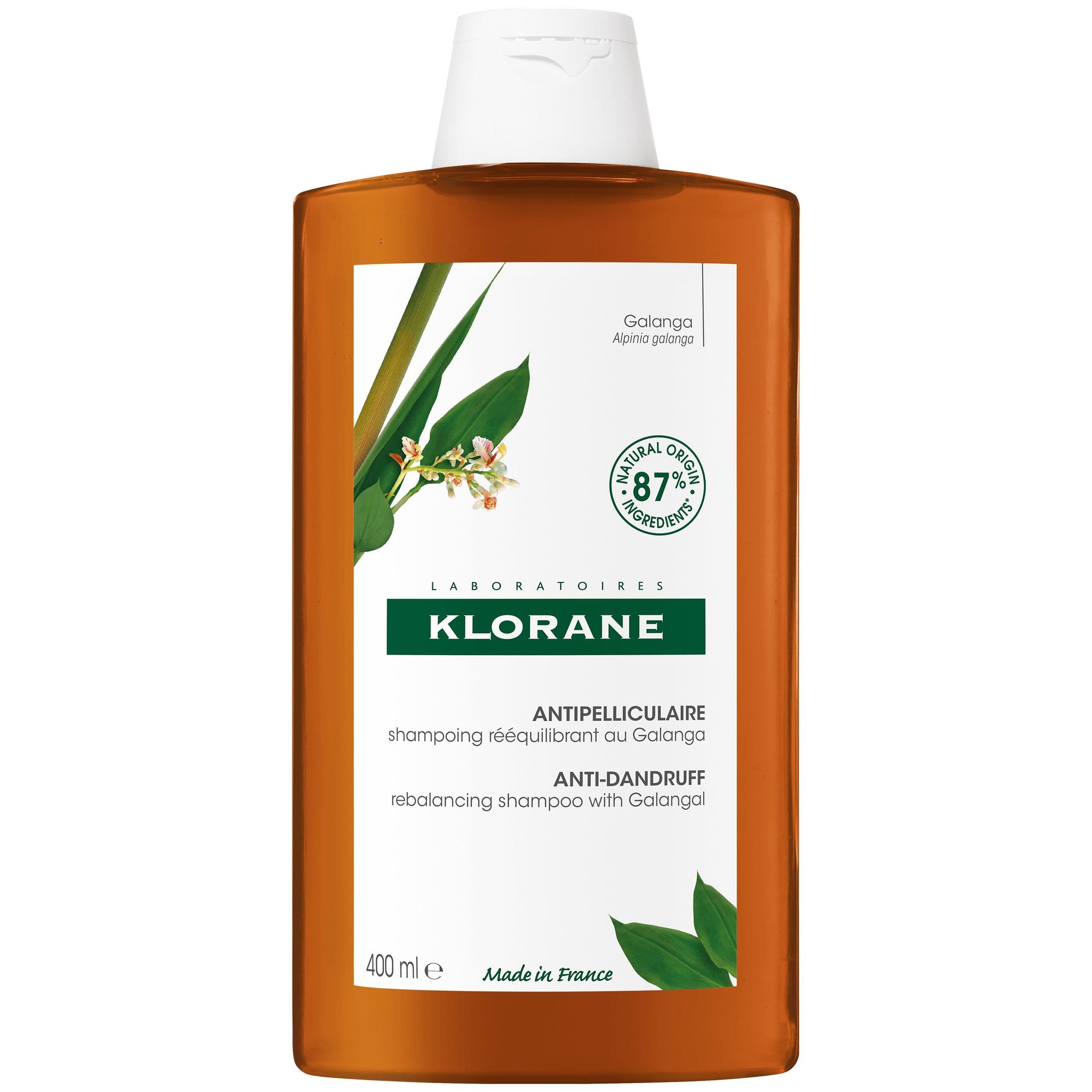 Klorane Galanga Rebalancing Shampoo Σαμπουάν Εξισορρόπησης Κατά της Λιπαρής Πιτυρίδας 400ml