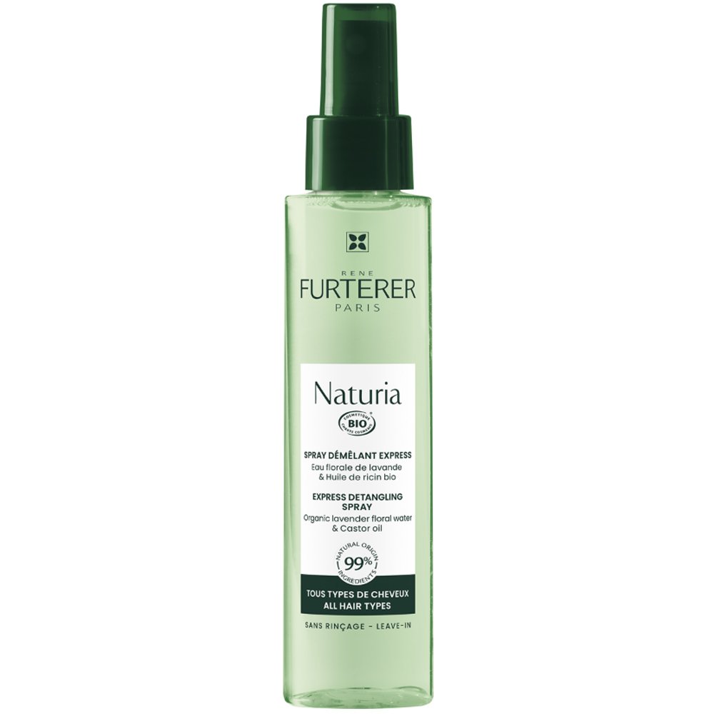 Rene Furterer Naturia Express Detangling Spray Σπρέι Συχνής Χρήσης για Ξέμπλεγμα των Μαλλιών με Ανθόνερο Λεβάντας & Καστορέλαιο 200ml