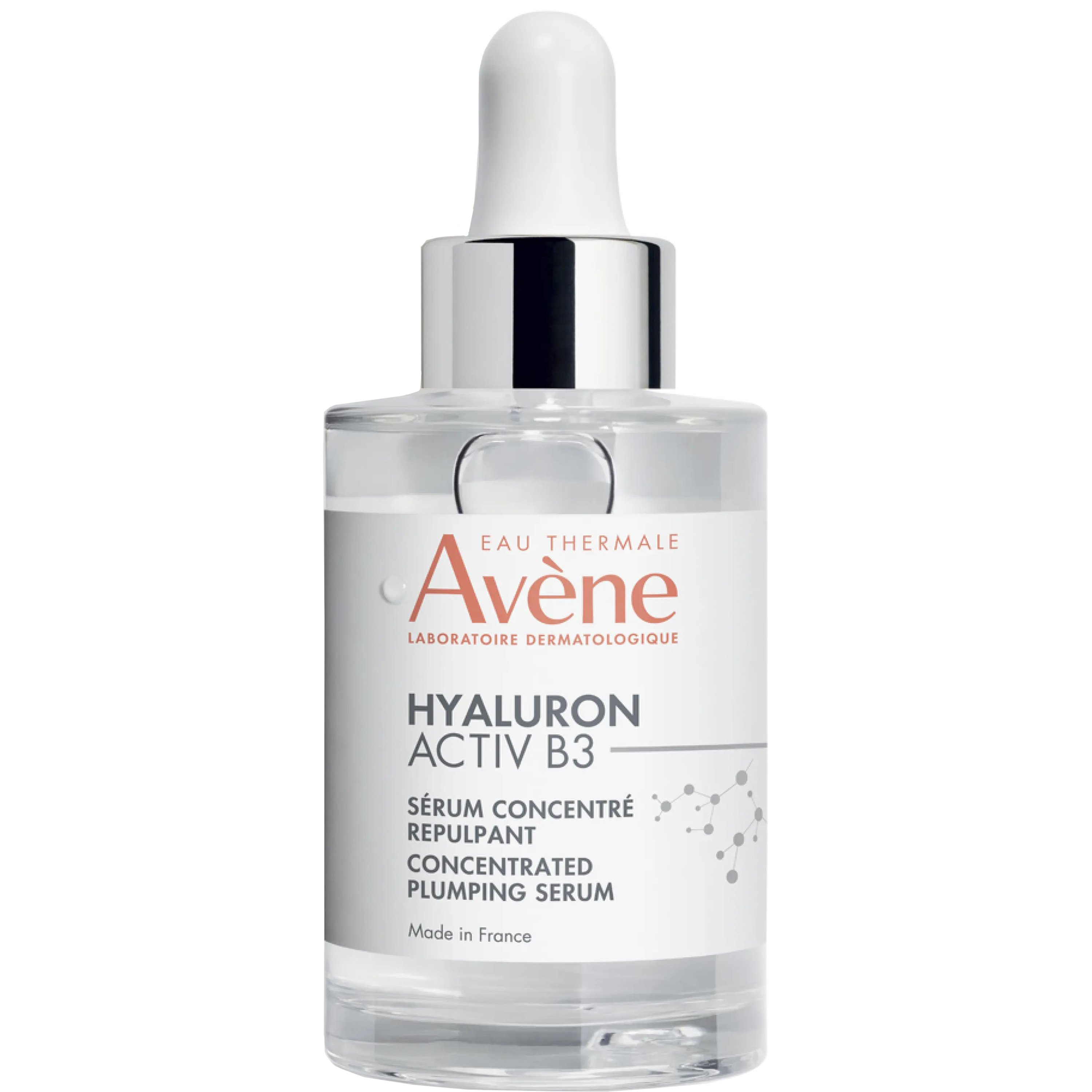 Avene Hyaluron Activ B3 Concentrated Plumping Serum Συμπυκνωμένος Ορός Προσώπου με Υαλουρονικό Οξύ για Διόρθωση των Ρυτίδων 30ml