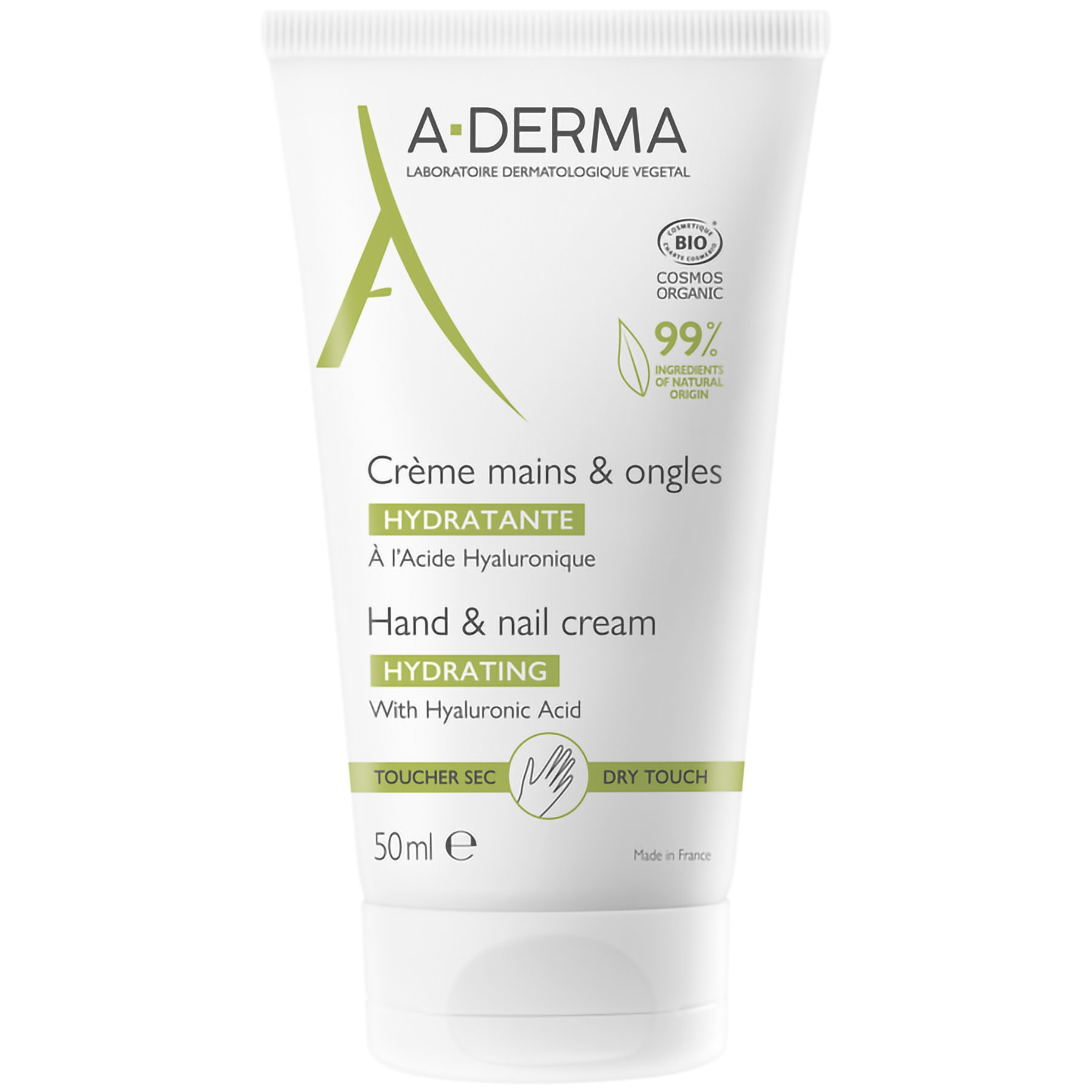 A-Derma Hydrating Hand & Nail Cream Ενυδατική Κρέμα Χεριών & Νυχιών 50ml