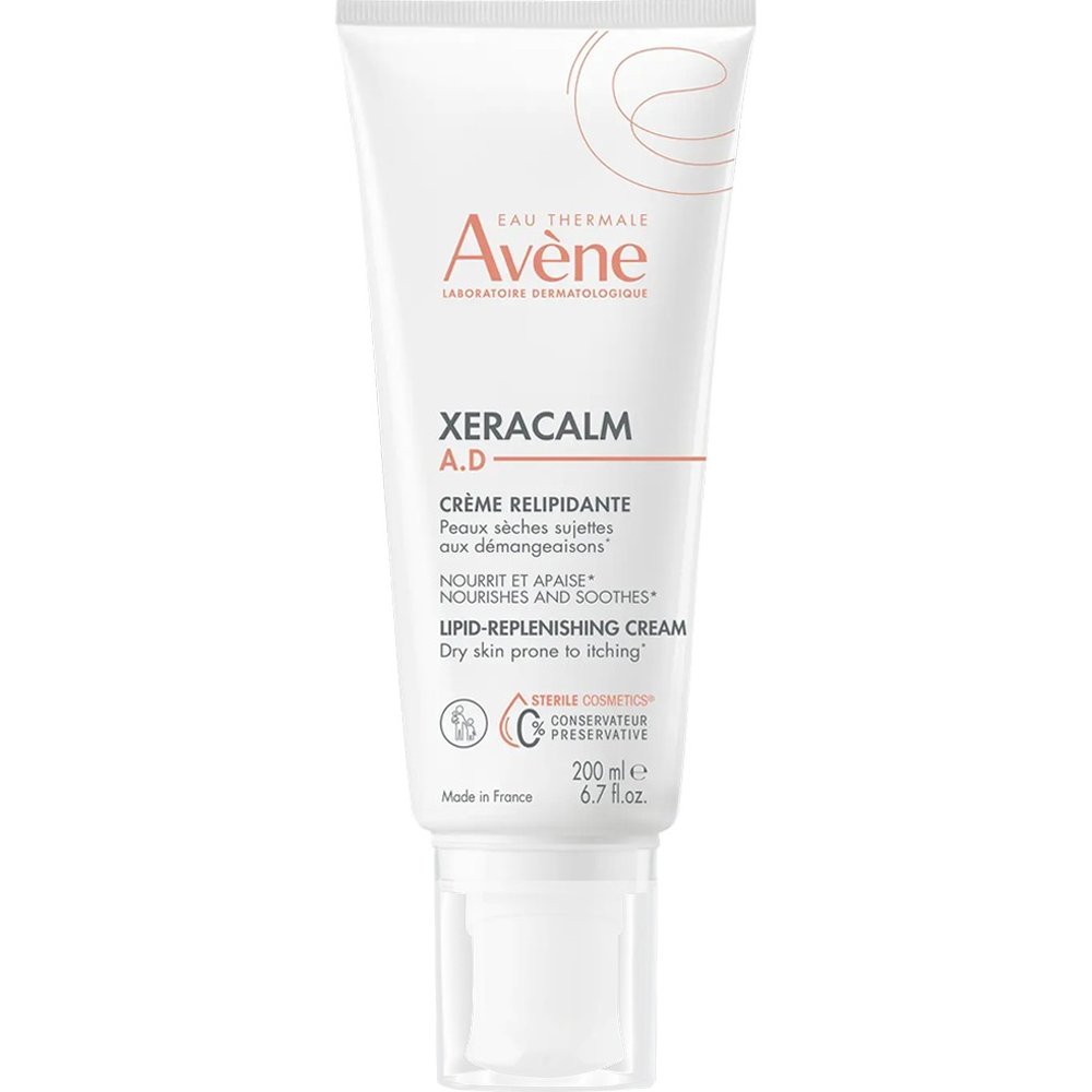Avene Xeracalm A.D Lipid-Replenishing Cream Εξειδικευμένη Μαλακτική Κρέμα Προσώπου & Σώματος Αναπλήρωσης Λιπιδίων για Ανακούφιση του Ξηρού με Τάση για Ατοπικό Έκζεμα & Αίσθημα Κνησμού Δέρματος 200ml