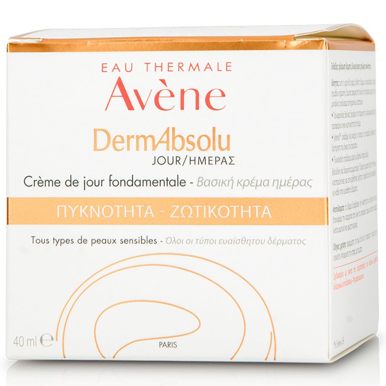 Avene DermAbsolu Creme De Jour Fontamental Βασική Κρέμα Ημέρας,Φροντίδα Πυκνότητας & Ζωτικότητας της Ευαίσθητης Επιδερμίδας 40ml