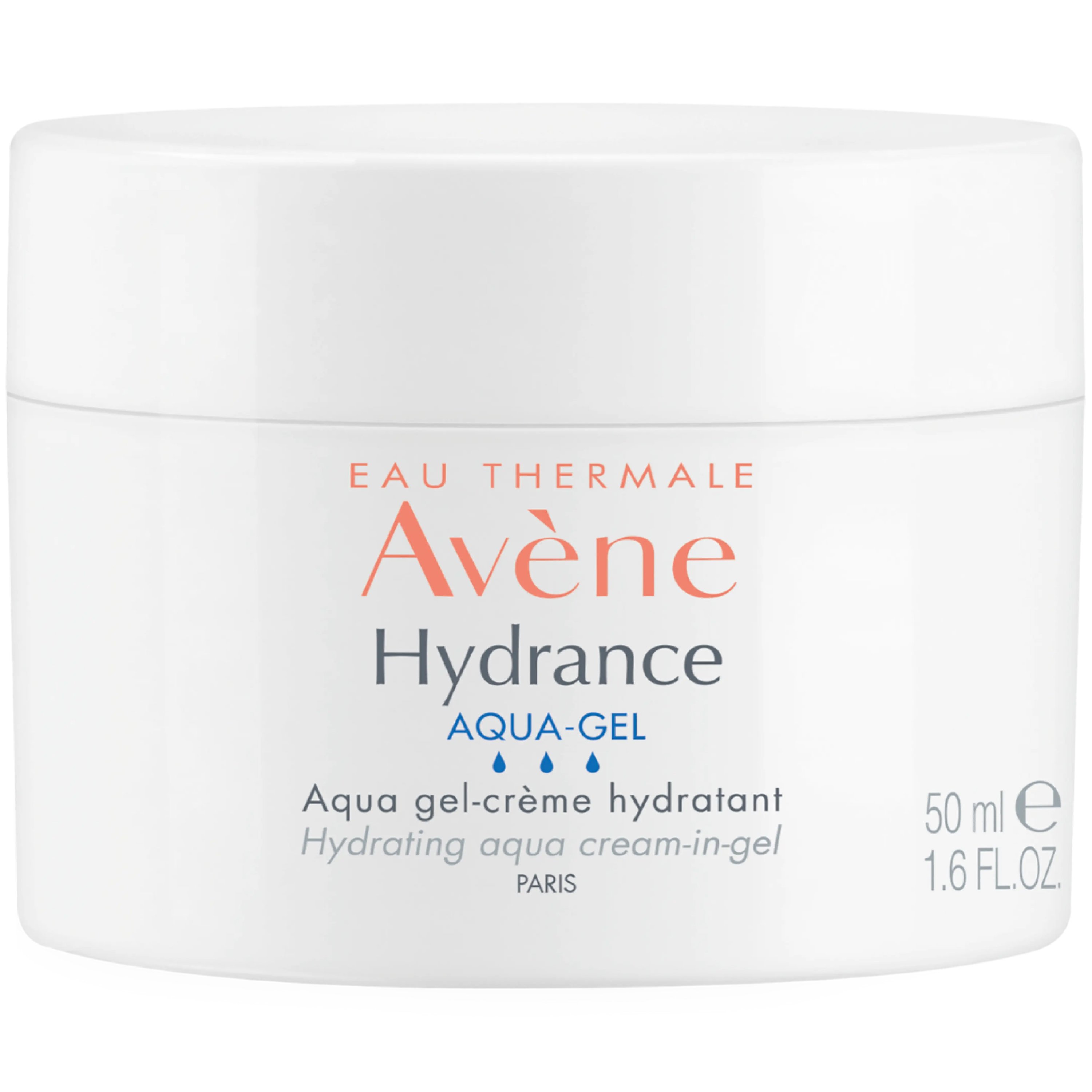 Avène Avene Hydrance Aqua-Gel Face Cream Ενυδατική Κρέμα Προσώπου, Λαιμού & Ματιών για Ευαίσθητες, Αφυδατωμένες Επιδερμίδες 50ml
